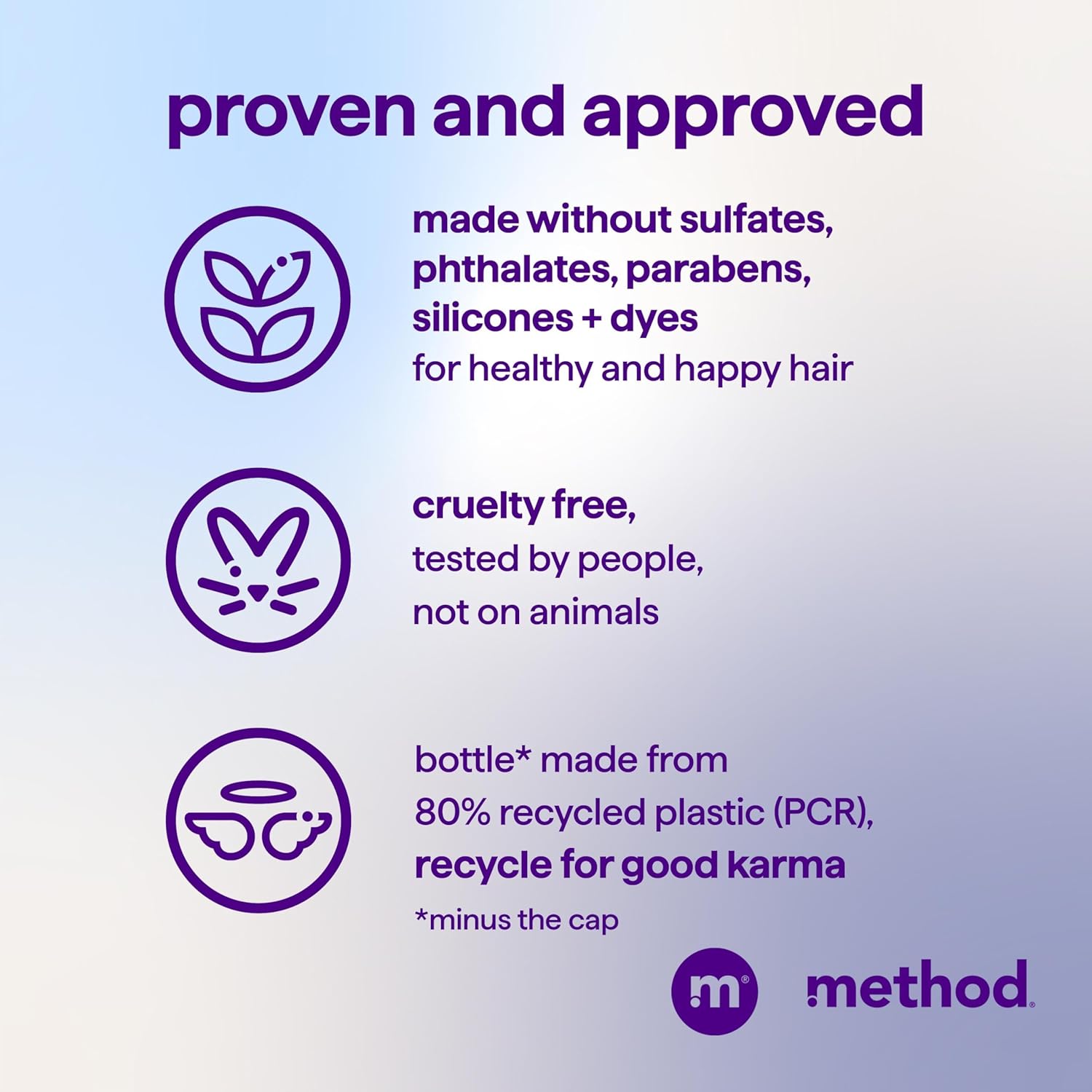 Method Moisturizing Shampoo, Simply Nourish - Hydrates and Revives Dry Hair, Safe for Color-Treated Hair – Sulfate Free and Cruelty Free - 14 oz - Image 7