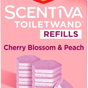 Clorox Scentiva ToiletWand Refills, Cherry Blossom and Peach, 10 Count