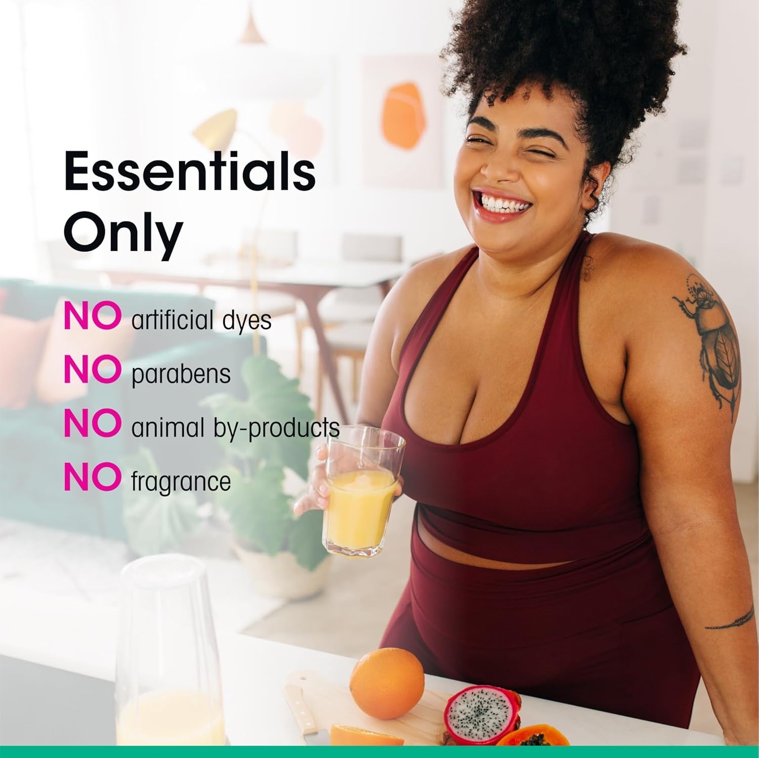 vH Essentials Daily Feminine Wash - 6 Fl Oz - Fragrance-Free, Odor Eliminating Body & Vaginal Wash with Tea Tree Oil, Prebiotics and Lactic Acid for pH Balance, Odor Defense and Vaginal Health - Image 6