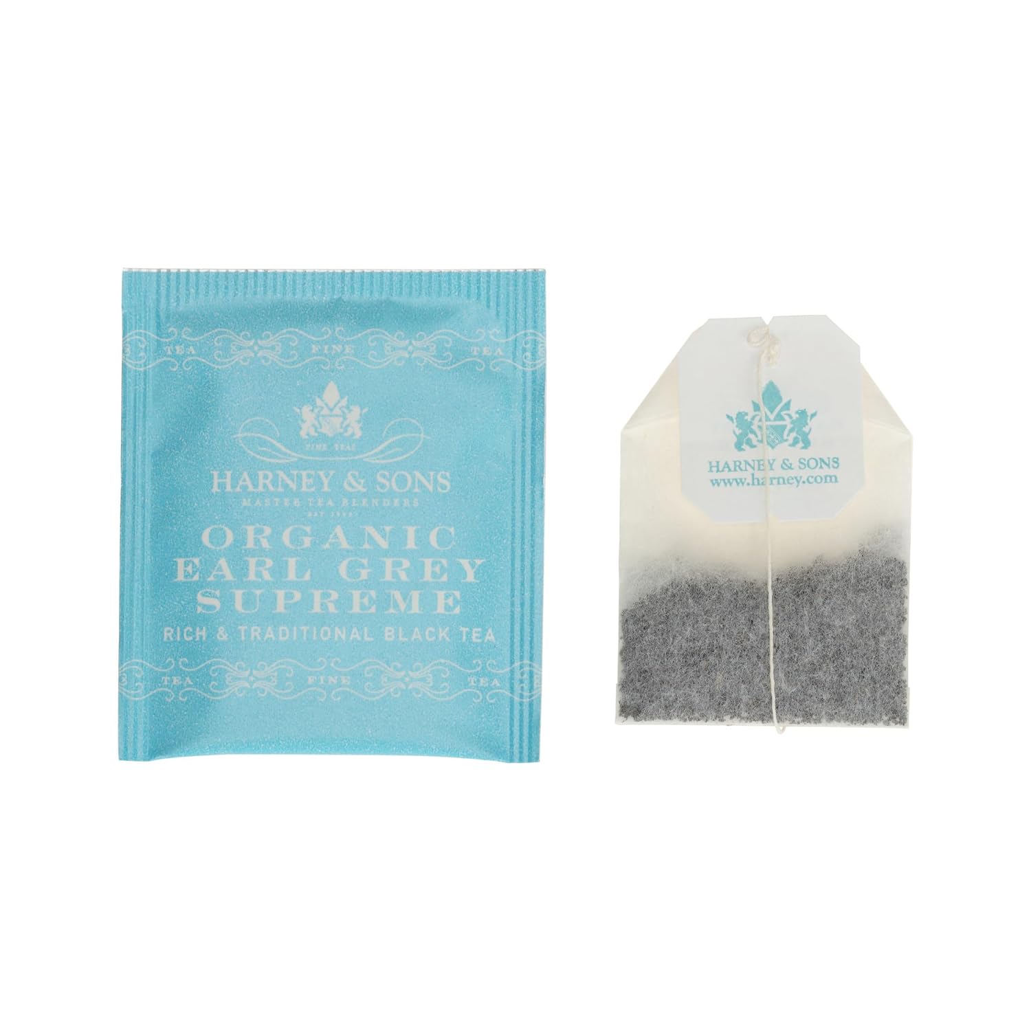 Harney & Sons Organic Earl Grey Supreme | Box of 50 Organic Earl Grey Tea Bags with Black Tea & Bergamot Oil, Individually Wrapped Teabags - Image 5