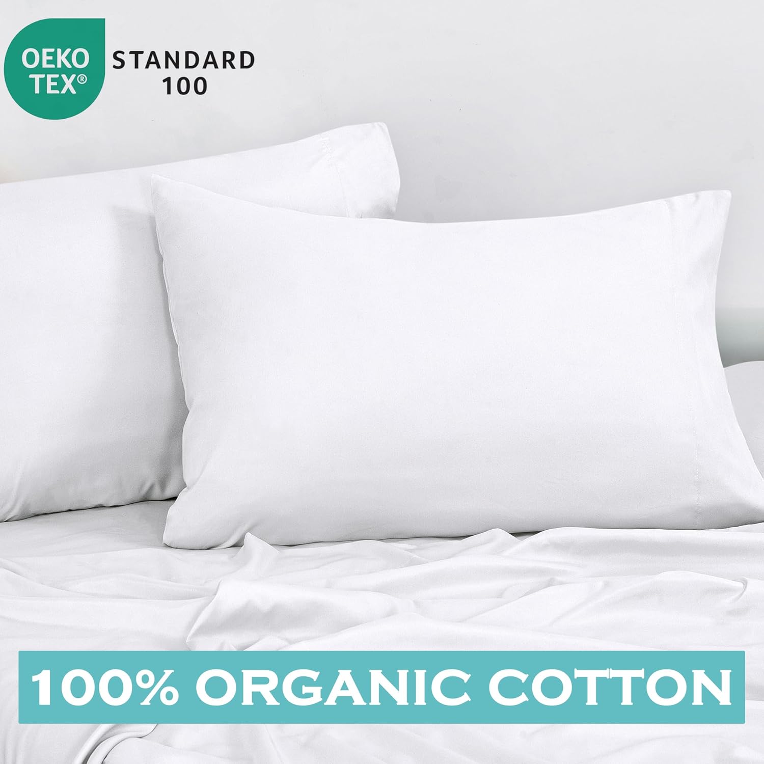 Royale Linens White Cotton Pillow Cases King Size Set of 12 - Bed Pillow Covers - 100% Cotton Pillowcases - Soft & Cooling - Envelope Closure - Hotel Quality Bulk Pillowcases 20" x 40" - Image 4
