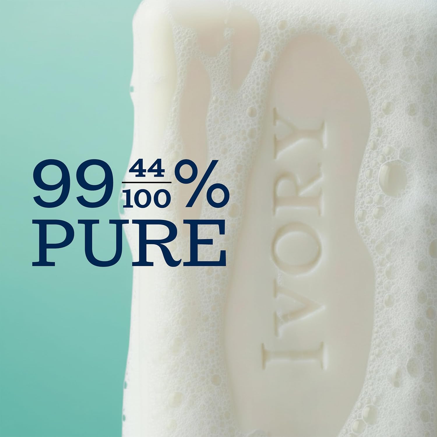 Ivory Sensitive Bar Soap, Designed for Whole Family, Fragrance Free, 99.44% Pure Formula, Plant-Based Cleanser, Made Without Heavy Perfume, Parabens, Phthalates, For All Skin Types, 3.17 oz (12 Count) - Image 5