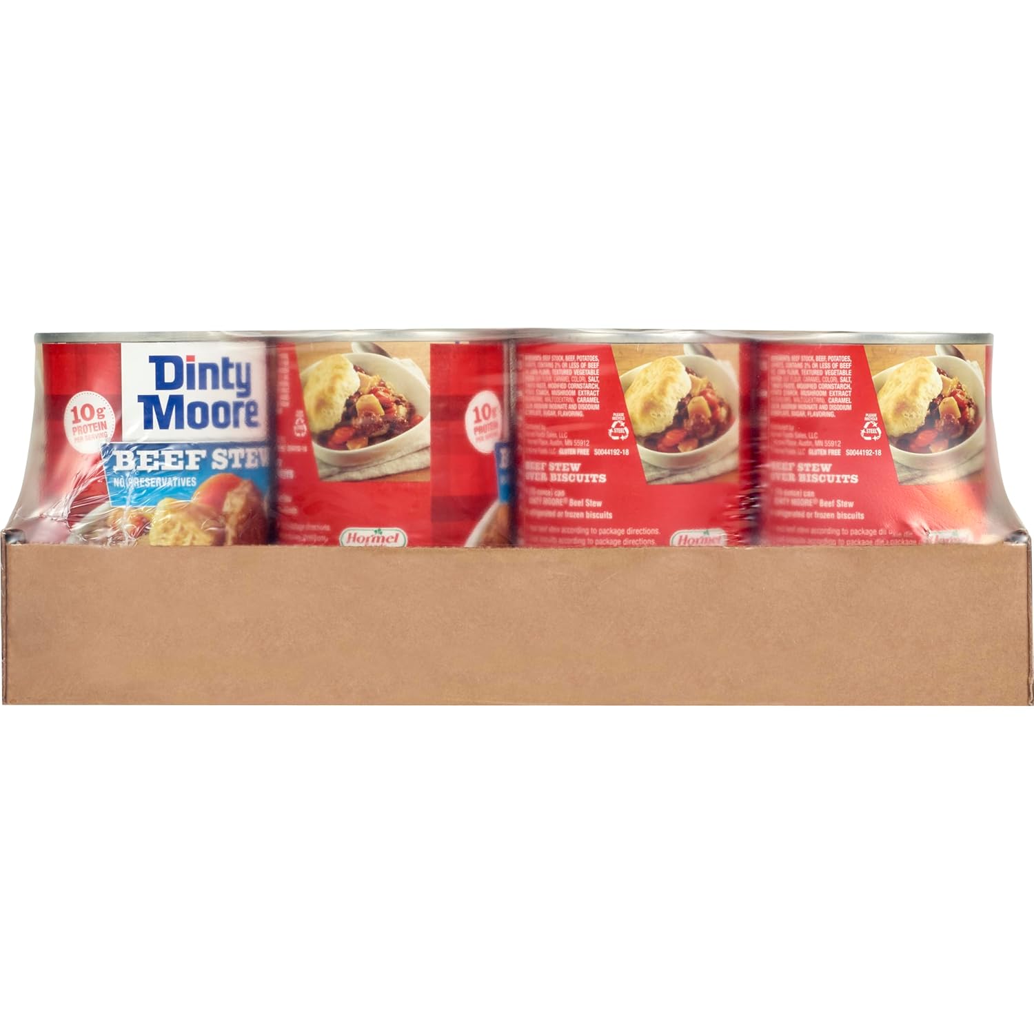DINTY MOORE Beef Stew, 15 oz (8 Pack), Fully Cooked & Ready-To-Eat with Fresh Potatoes & Carrots, Gluten-Free, 10g Protein, No Preservatives, Perfect for Noodles, Biscuits & Hot Pies - Image 6