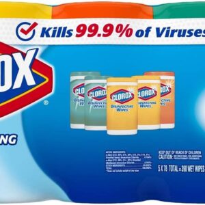 Clorox Disinfecting Wipes Variety Pack, 78 Count (Pack of 5)