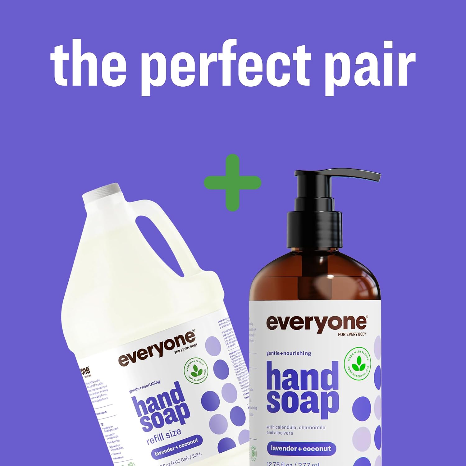 Everyone Liquid Hand Soap, 12.75 Ounce (Pack of 3), Lavender and Coconut, Plant-Based Cleanser with Pure Essential Oils - Image 7