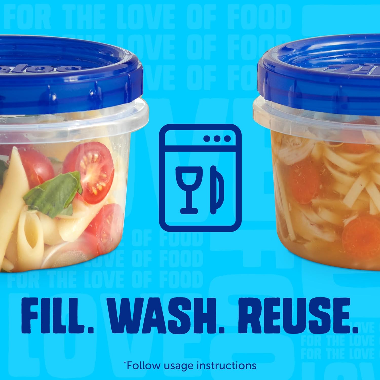Ziploc Twist 'n Loc Food Storage Meal Prep Containers Variety Pack, 9 Count - Image 5