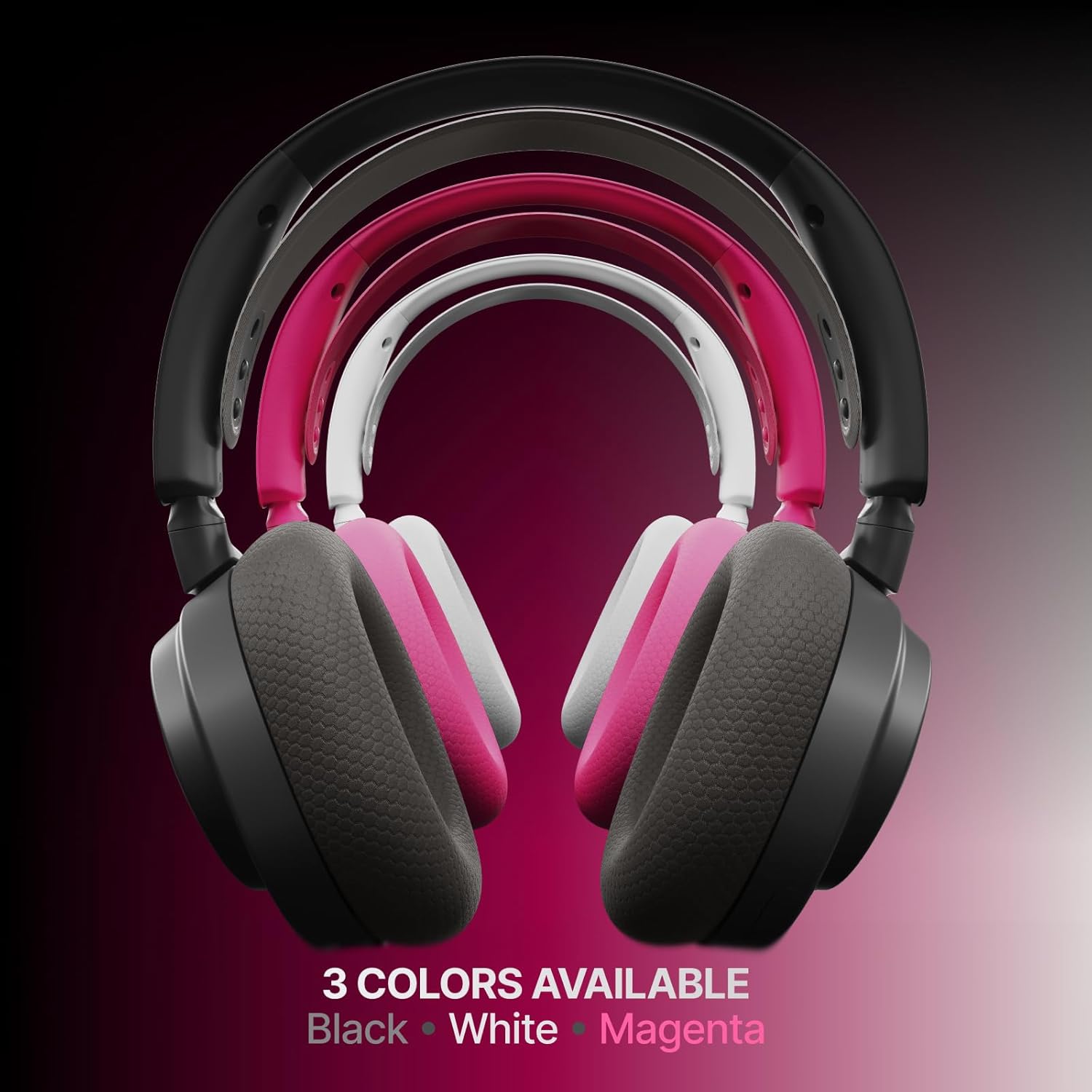 SteelSeries Arctis Nova 7P Wireless Gen 2 Gaming Headset - Real-Time App Control, 50+ HR Play, Neodymium Magnetic Drivers, Mix 2.4GHz/Bluetooth, PS5, PS4, PC, Switch 1/2, Mobile - White - Image 9