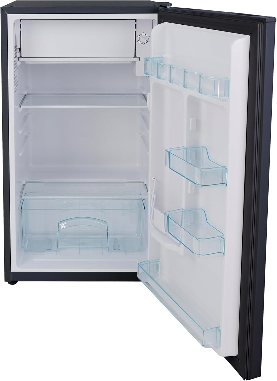 Avanti 3.3 Cu. Ft. Mini Fridge Compact Refrigerator with Adjustable Temperature, Removable Shelves, Chiller Compartment wiith Flush-Back Design, 3.3 cu.ft., Black - Image 8