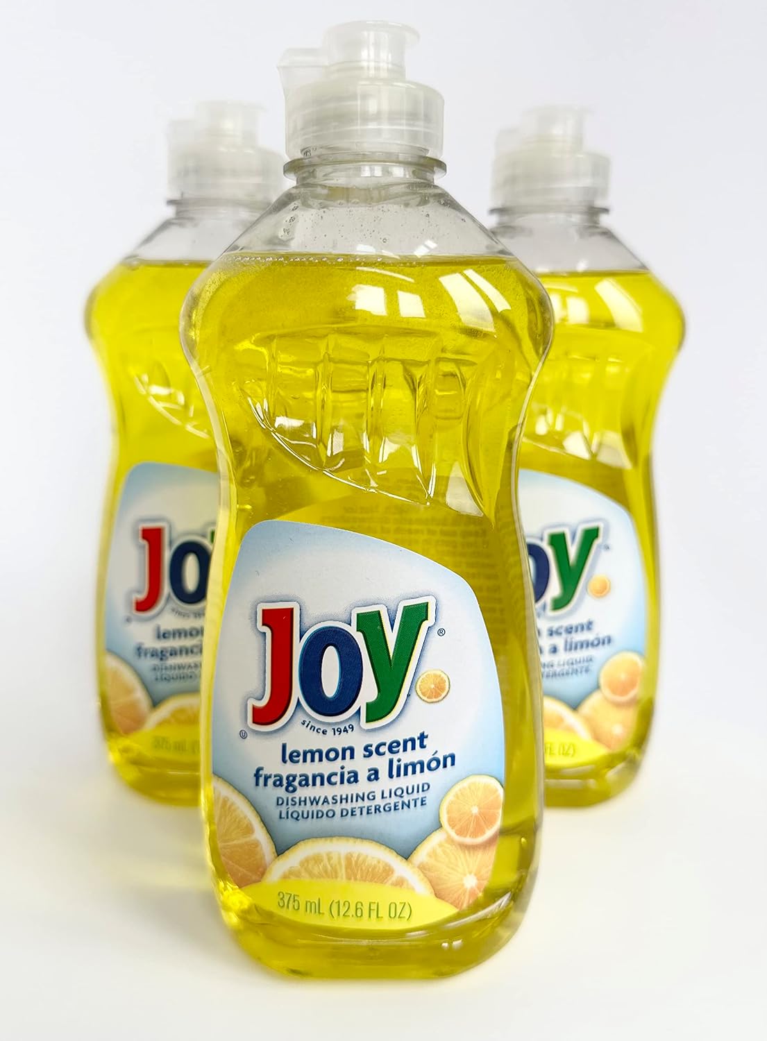 Joy Non-Ultra Dish Liquid 12.6Oz Lemon Scent (Package May Vary) Pack of 3 - Image 4