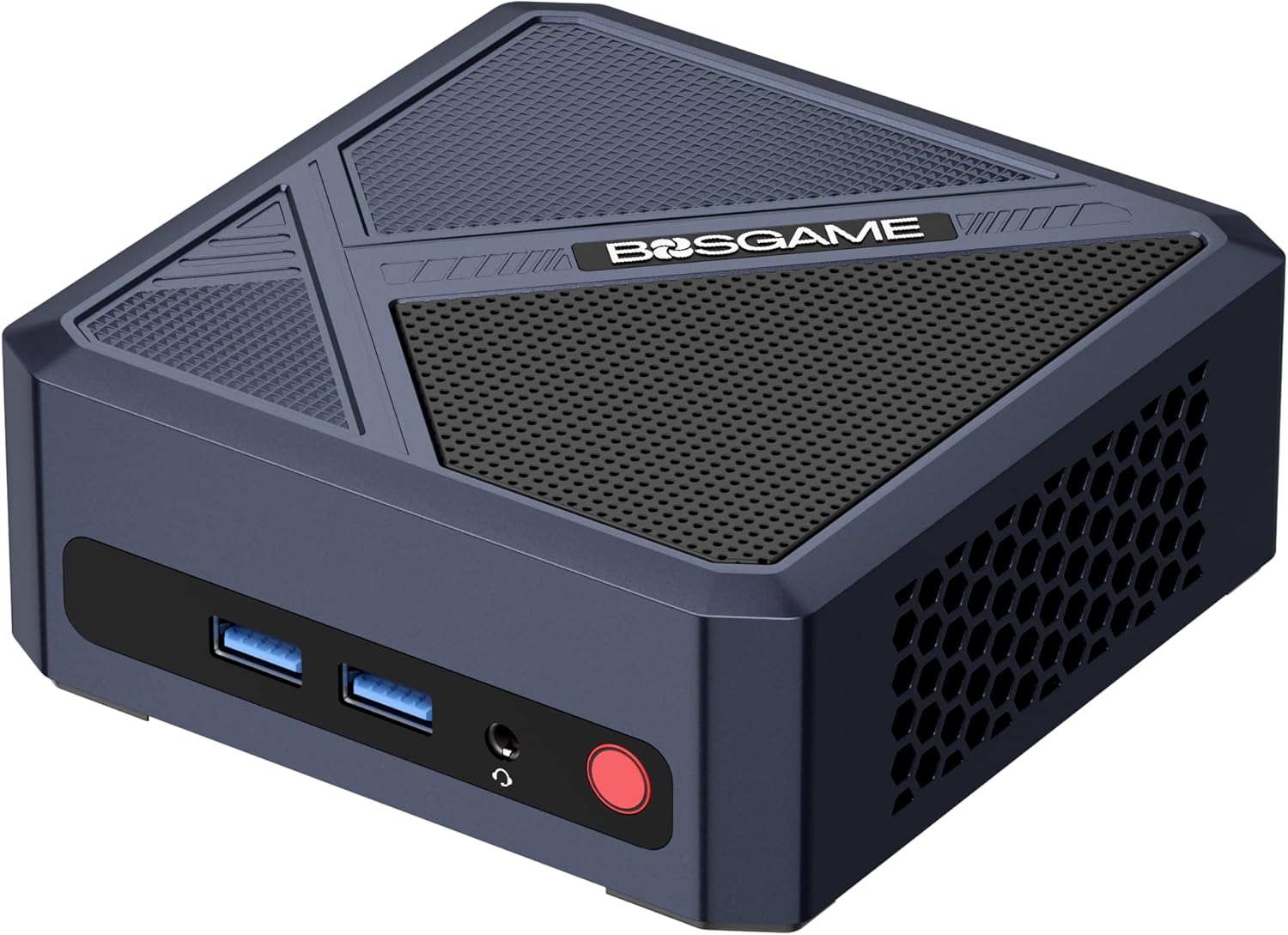 BOSGAME P5 Pro Mini PC, AMD Ryzen 7 6800H Mini Computers, 32GB DDR5, 1TB PCIe SSD, 4K Triple Display & USB4, Dual 2.5G LAN & Wi-Fi 6E & BT5.2, Desktop Computer for Gaming, Office - Image 2