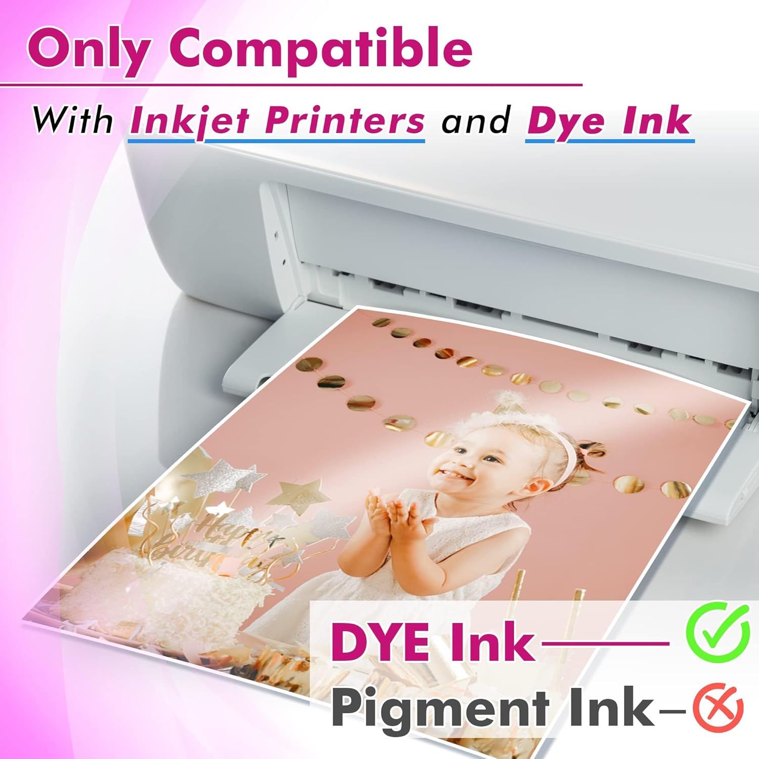 Koala Glossy Inkjet Photo Paper 11X17 Inches 48lb 100 Sheets Professional Glossy Photographic Paper Compatible with Inkjet Printer Use DYE INK 180GSM - Image 4