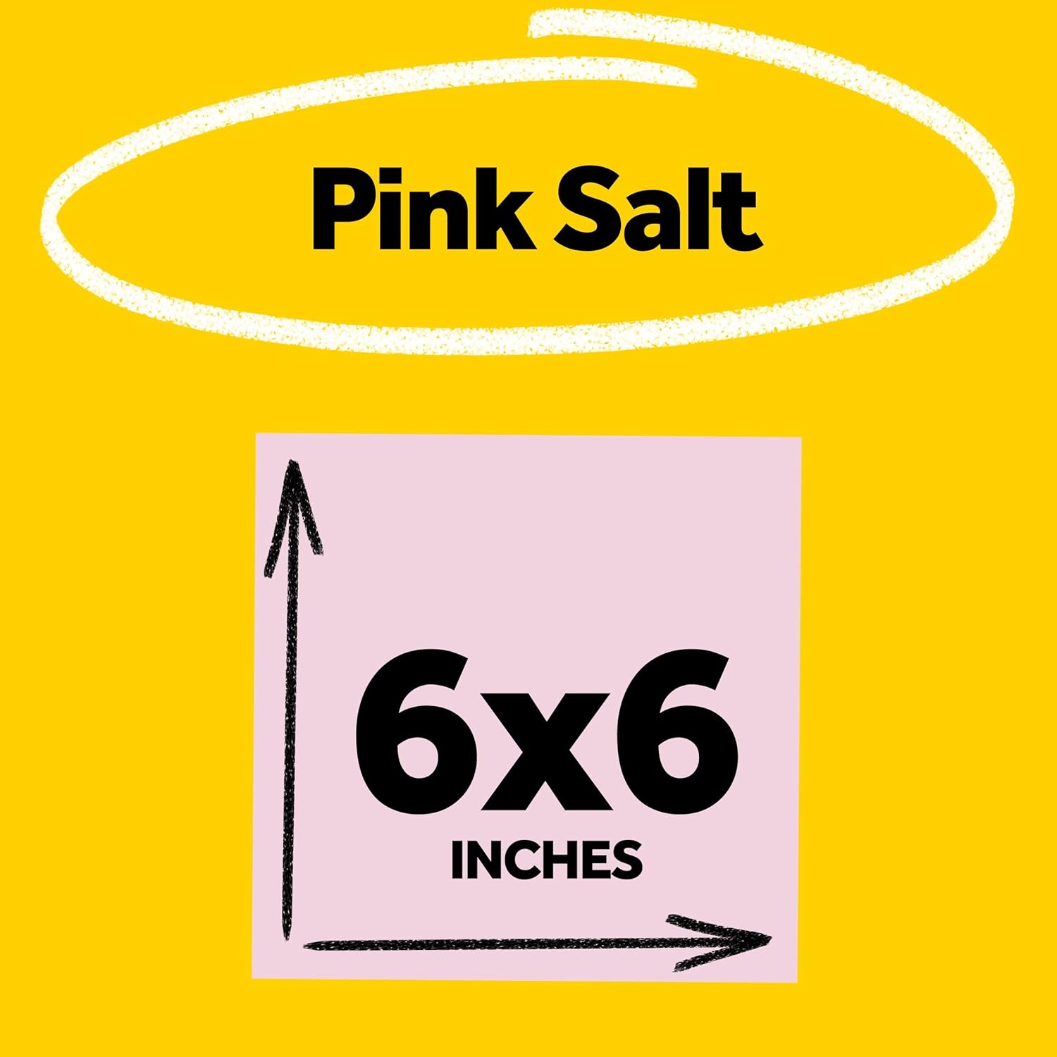 Post-it Super Sticky Big Notes, 6 in. x 6 in., Extra Large Sticky Notes in Pink Salt, 2 Pads, 60 Sheets Total, Great for Vision Boards, Creative Projects, Study Spaces, Group Brainstorming, and More - Image 3