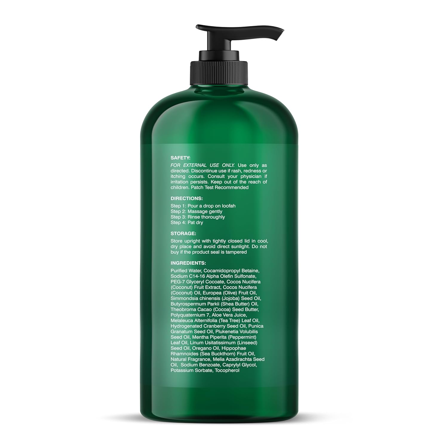 Botanic Hearth Tea Tree Body Wash -16 fl oz- All-Natural & Odor-Control Shower Gel for Acne, Athlete’s Foot, Ringworm, Jock Itch & Healthy Skin, Sulfate & Paraben Free, for Men & Women - Image 8
