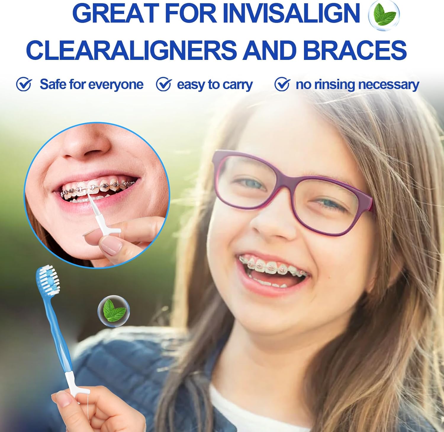 5-in-1 Disposable Mini Travel Toothbrushes with Toothpaste – 26 Pack Individually Wrapped No Water Needed, Portable Toothbrush with Tongue Scraper Floss & Pick - Image 5