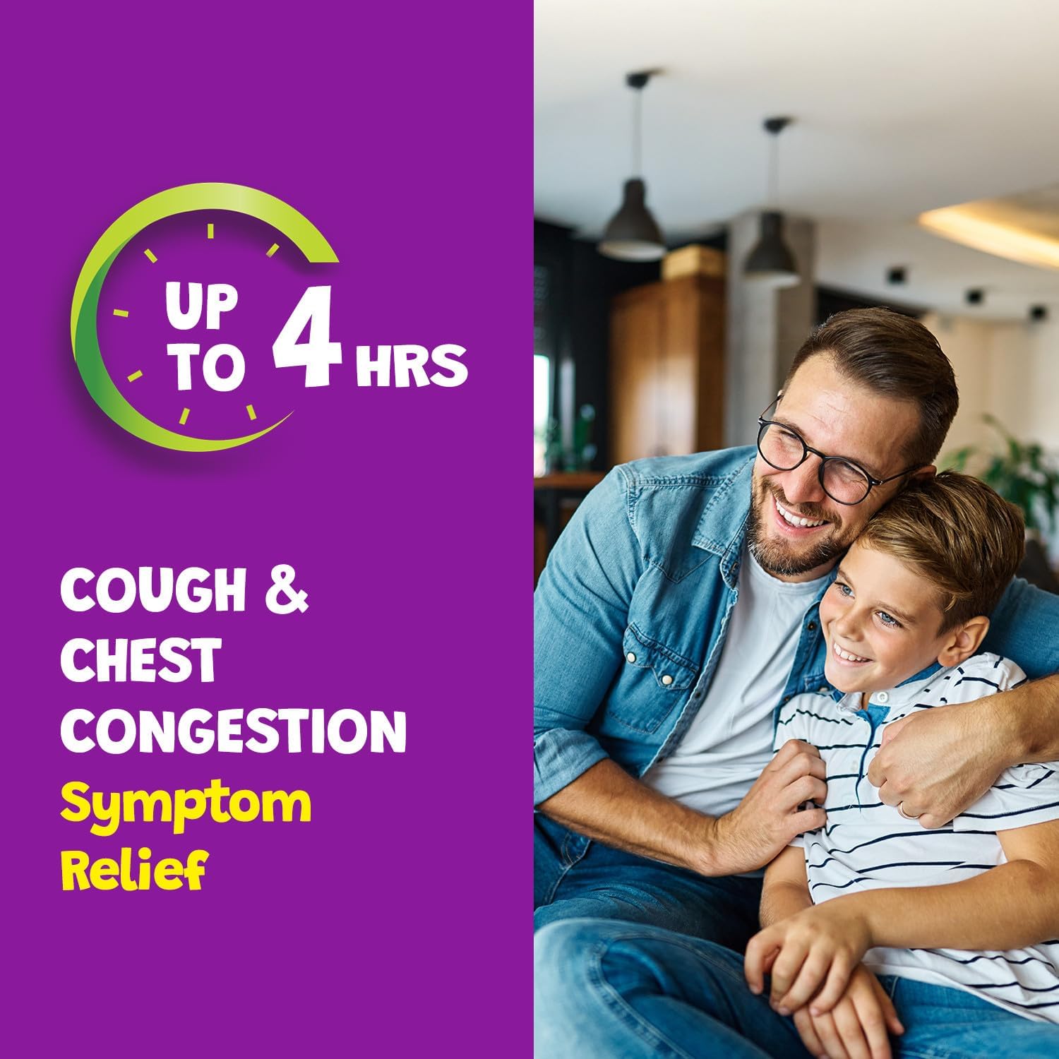 Robitussin Children's Cough and Chest Congestion DM, Cough Medicine for Kids, Grape Flavor - 4 Fl Oz Bottle, 300318715130 - Image 5