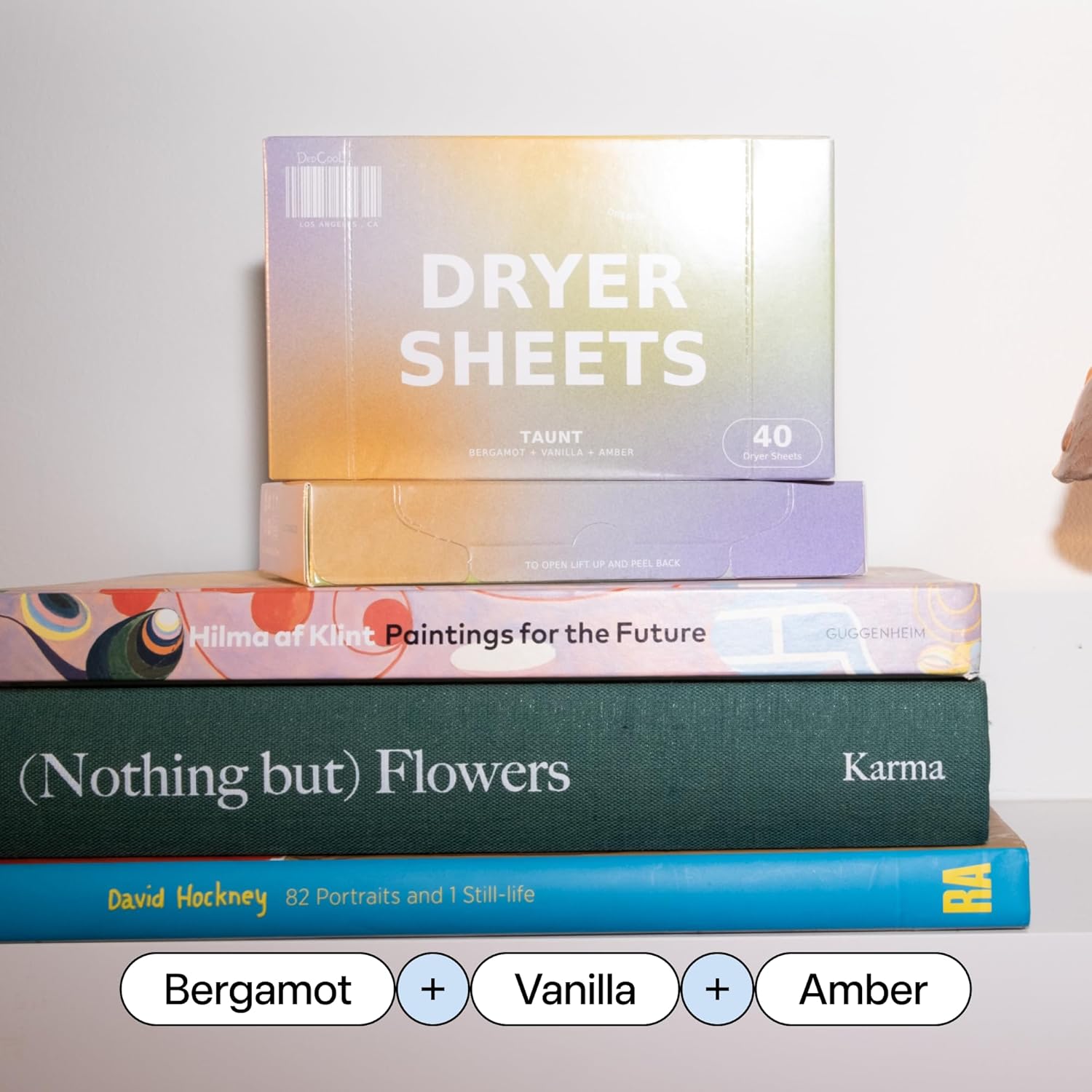DedCool Dryer Sheets in 01 Taunt | 40 Count | Non-Toxic, Vegan Fabric Softener Sheets | Bergamot, Vanilla & Amber Scent | Softens & Freshens - Image 6