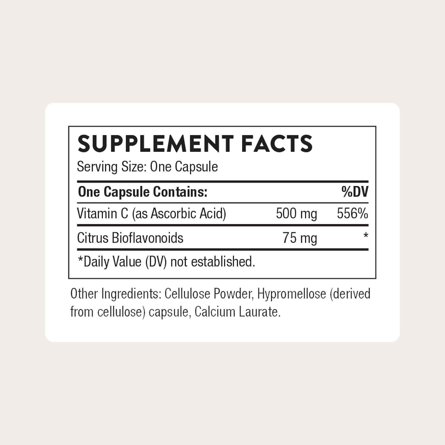 THORNE - Vitamin C 500 mg - Blend of Vitamin C and Citrus Bioflavonoids from Oranges - Supports Immune System, Cellular Energy Production & Collagen Synthesis* - Third-Party Certified - 90 Servings - Image 3