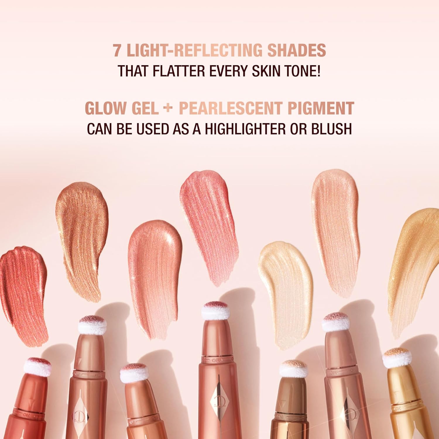 Charlotte Tilbury Beauty Light Wand Liquid Highlighter Makeup - Soft-Focus Highlighter & Blush for Cheeks - Pearlescent, Weightless Radiant Finish - Image 8