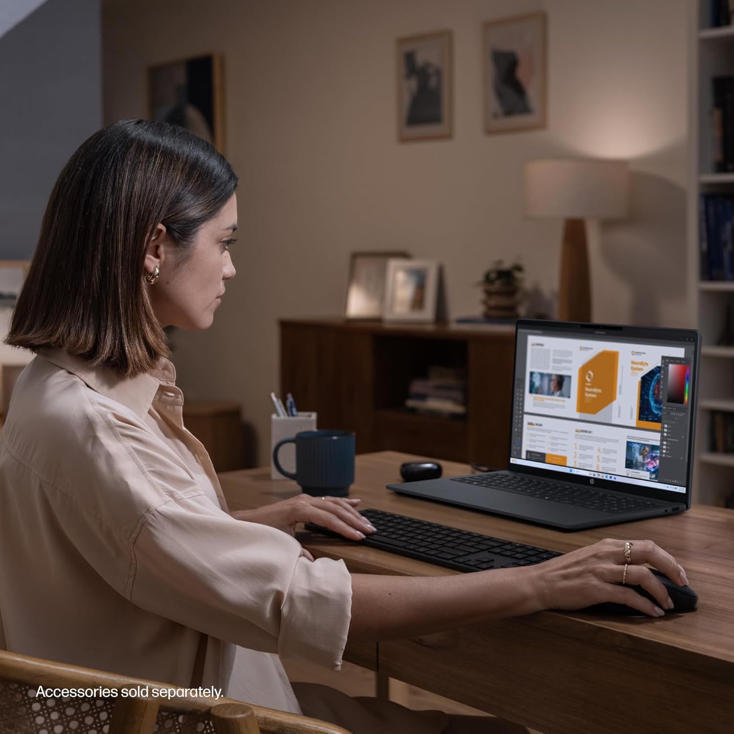HP OmniBook 3 16 inch Laptop PC, 2K Touchscreen, AMD Ryzen 3 30, 8 GB RAM, 256 GB SSD, AMD Radeon 610M GPU, Windows 11 Home, Mica Silver, 16-by0199nr - Image 15