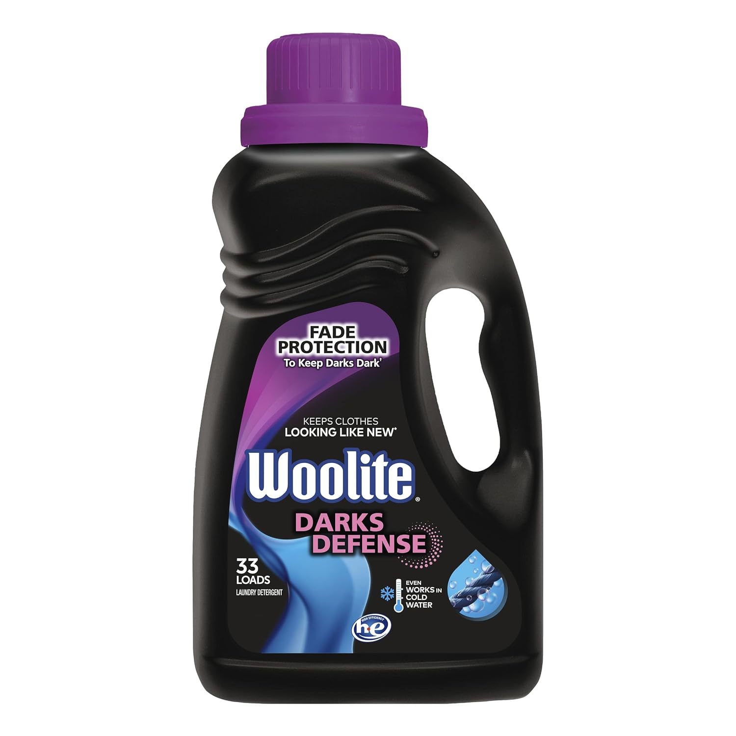 Woolite Darks Defense Liquid Laundry Detergent – Protects Dark Clothes from Fading, 50oz - Image 2