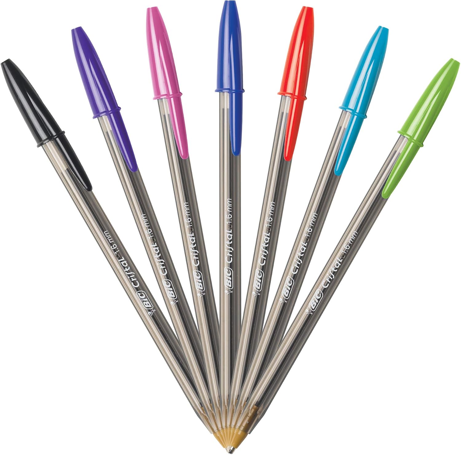 BIC Cristal Xtra Bold Ballpoint Pens, Bold Point (1.6 mm), School Supplies for Color-Coded Notes, 24-Count Pack in Assorted Colors - Image 5