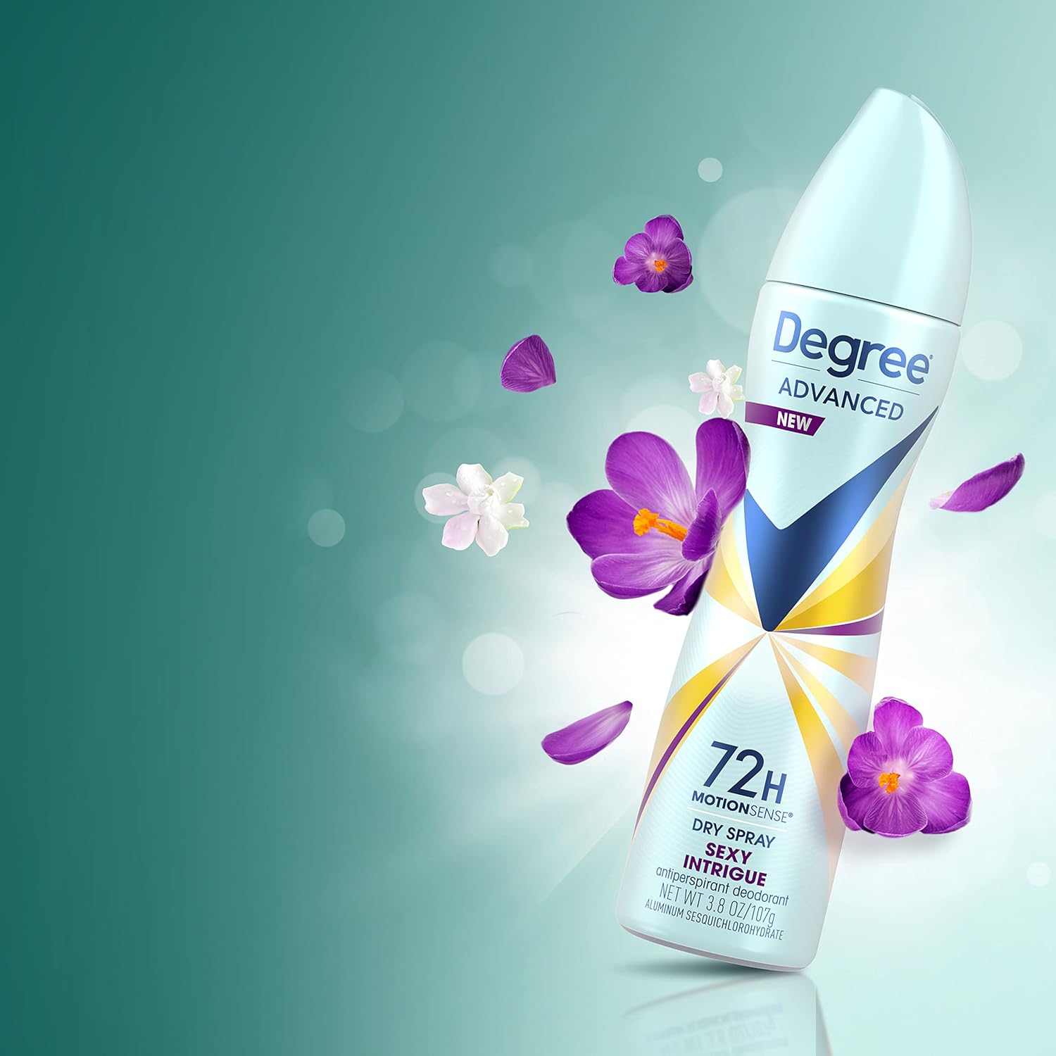 Degree Women Antiperspirant Deodorant Dry Spray Sexy Intrigue, 3.8 Ounce (Pack of 4) - Image 10