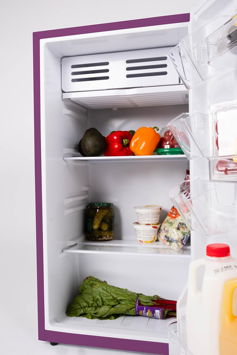 Frigidaire Refrigerator-Retro Mini Fridge Energy Saving-Adjustable Thermostat Control- Ideal for Dorm, Office, RV, Garage, Apartment 3.1 Cu Ft, PLUM - Image 5