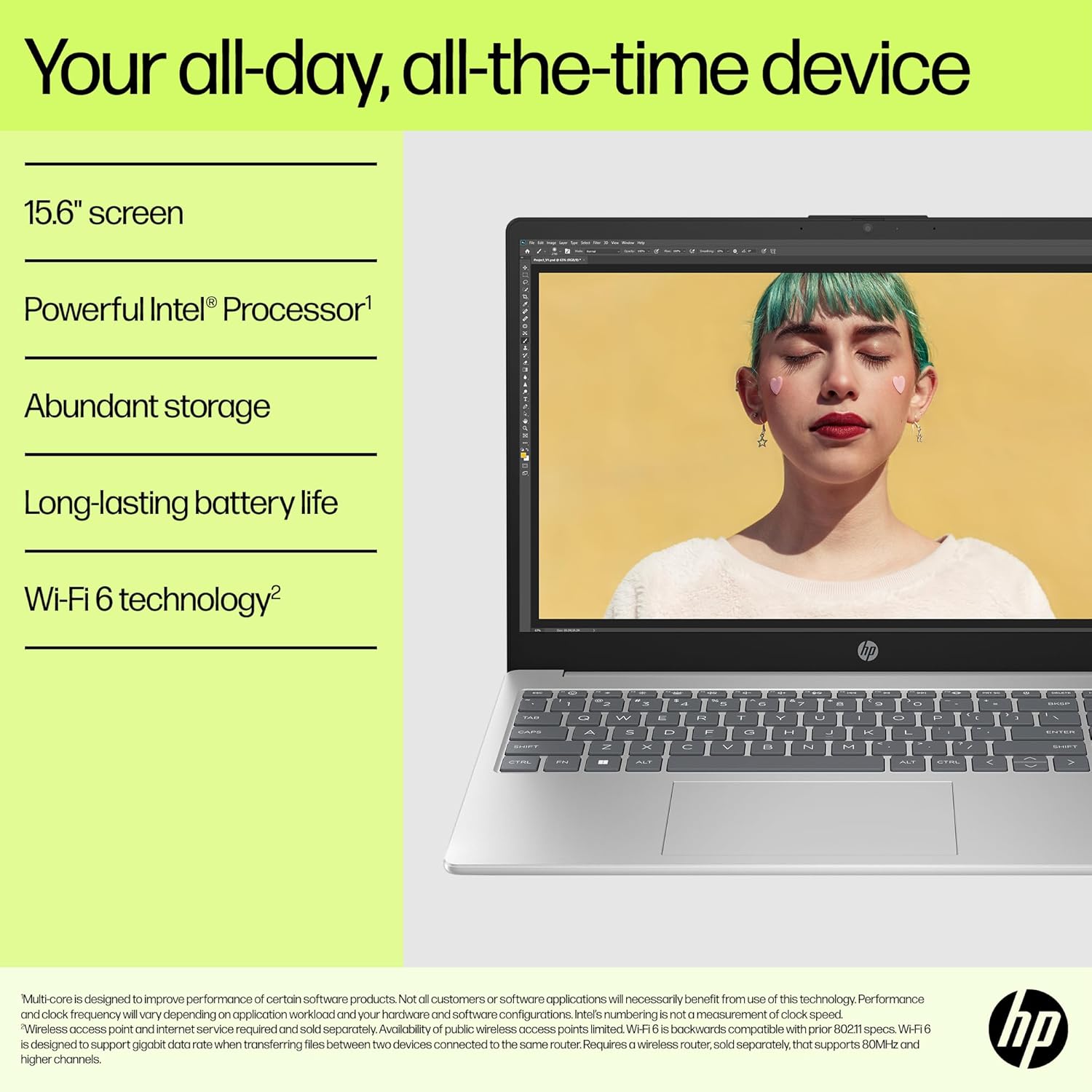 HP Notebook 15.6 FHD Laptop Computer with Microsoft Office 365, 16GB DDR4 RAM, 256GB SSD, Intel 4-Core N100 CPU, 2026 Edition, Numeric Keypad, Copilot AI, Windows 11 Home, Silver - Image 3