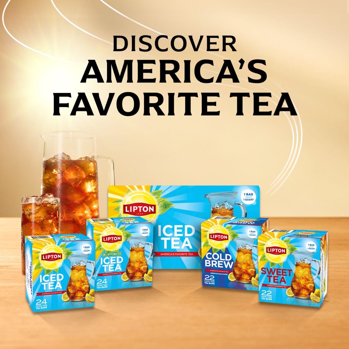 Lipton Unsweetened Black Tea Bags Family Size 144-Count Zero Calories Rainforest Alliance Certified for Iced Tea Brewing Premium Quality Smooth Crisp Taste 6-Pack - Image 7