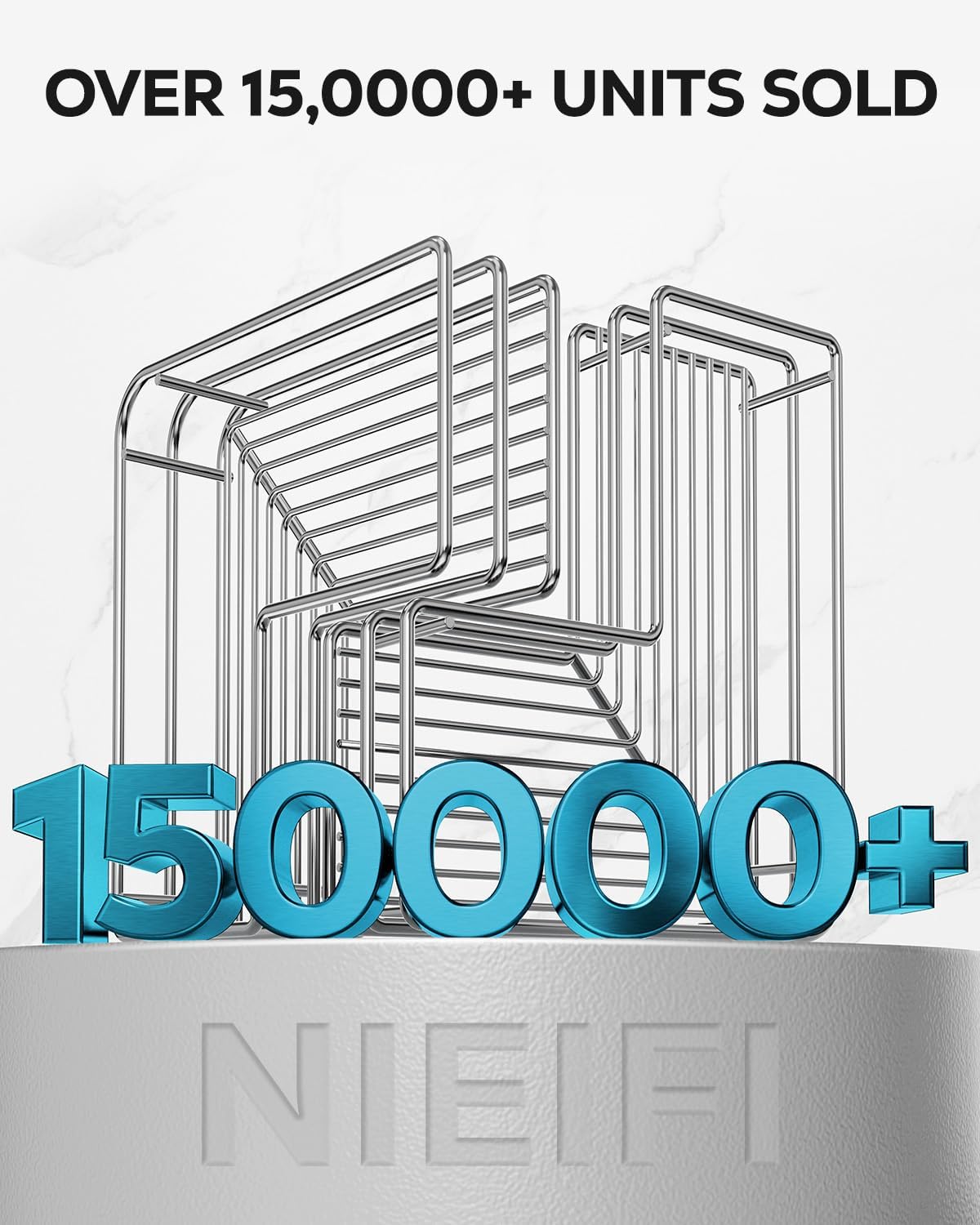 Nieifi Corner Shower Shelves Stainless Steel, Adhesive Shower Caddy Basket Rack with Hooks, Rust Proof for Bathroom Shelf Shampoo Holder (Silver, 2 Pack) - Image 10