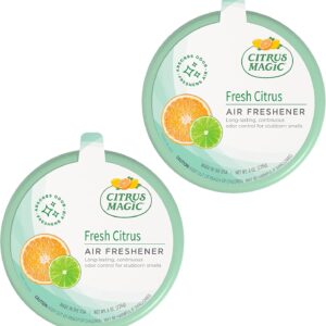Citrus Magic 2-Pack Solid Air Freshener, 8-Ounce, Citrus