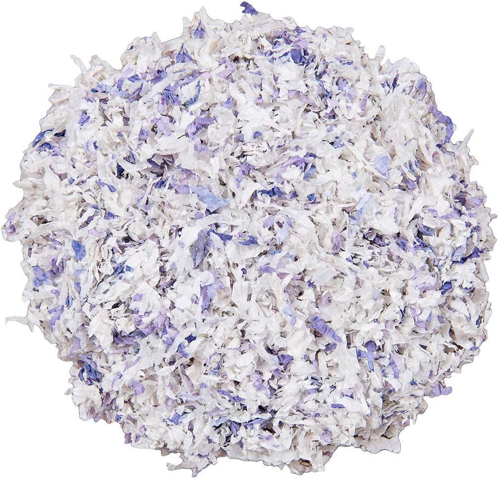 Small Pet Select Lavender Bedding, Paper Bedding with Real Lavender, Soft Animal Bedding with Odor Control for Guinea Pig, Rabbit, Hamster, or Bunny, Cage Accessories, Made in USA, 56L - Image 5