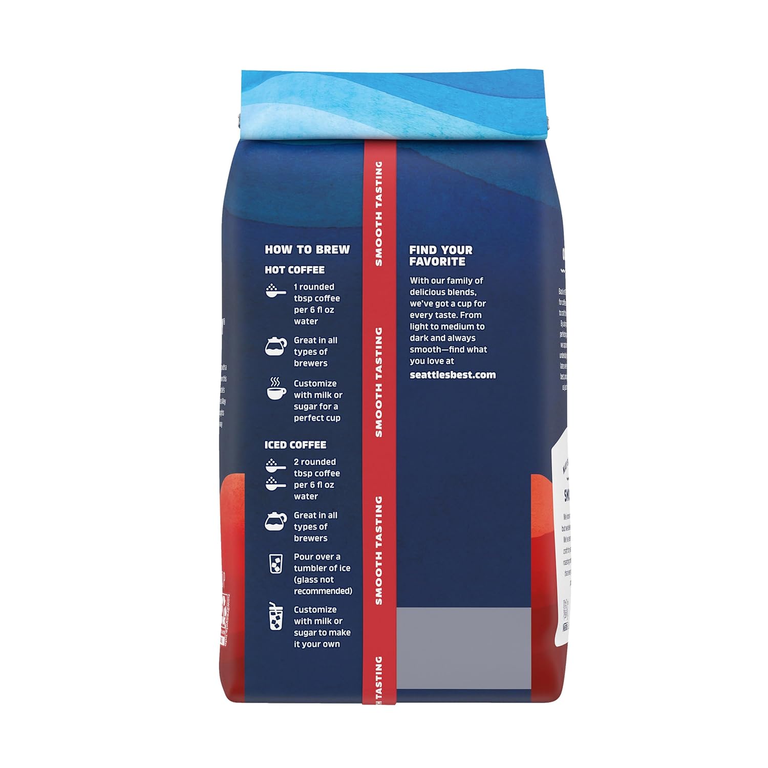 Seattle’s Best Coffee, Dark Roast Ground Coffee, Post Alley, 100% Arabica, 1 Bag (20 oz) - Image 9