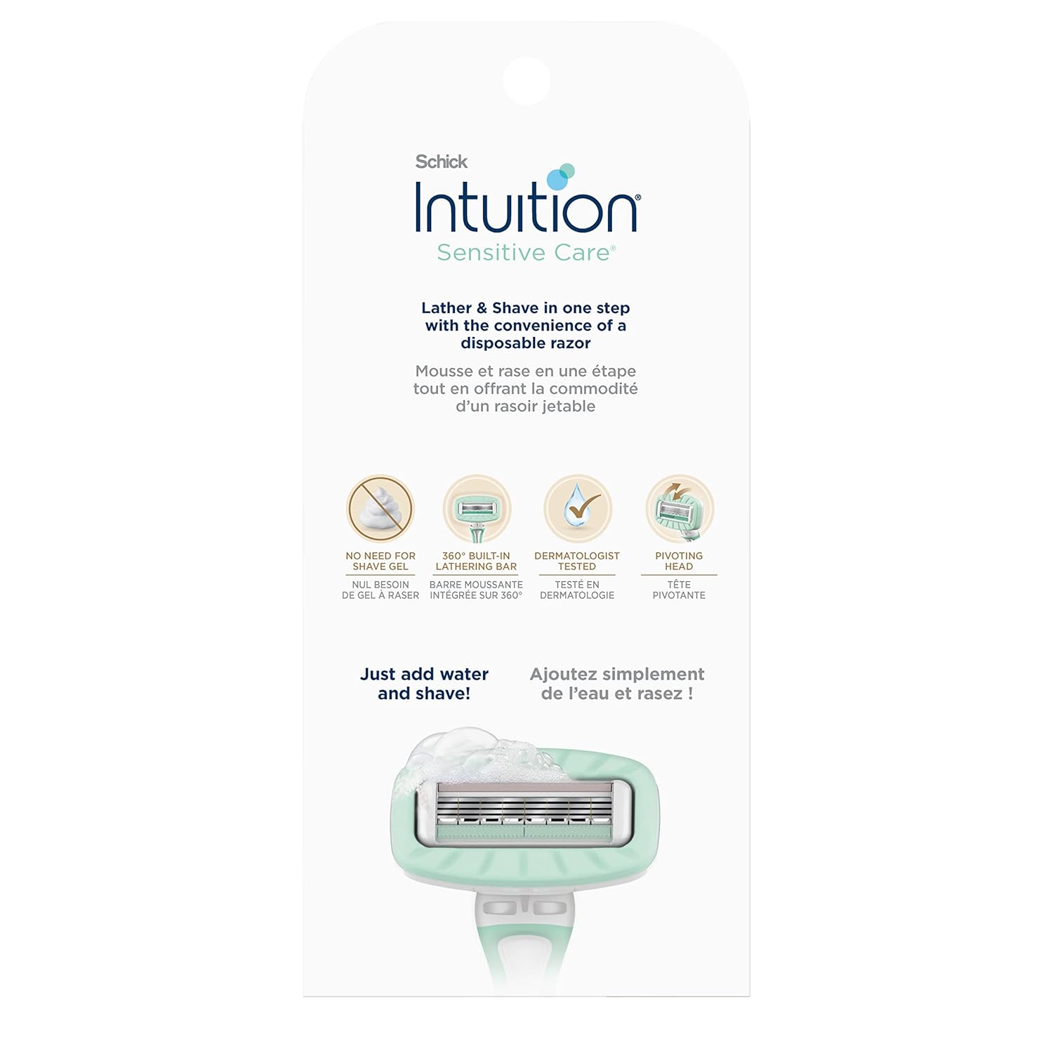 Schick Intuition Disposable Razors with Sensitive Skin, 3 Count | Razors Sensitive Skin, Women’s Disposable Razors with a Touch of Aloe, Travel Razor - Image 9