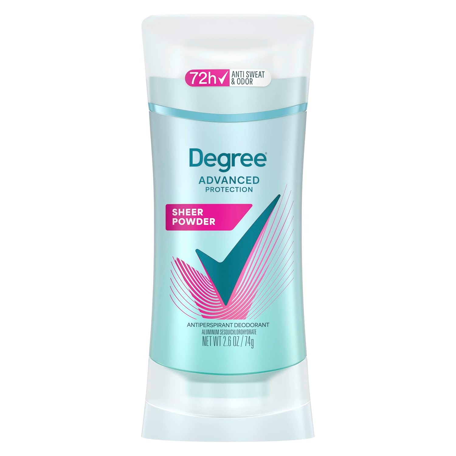 Degree Advanced Protection Antiperspirant Deodorant Sheer Powder for 72-Hour Sweat & Odor Control for Women, with Body Heat Activated Technology, 2.6 oz - Image 2