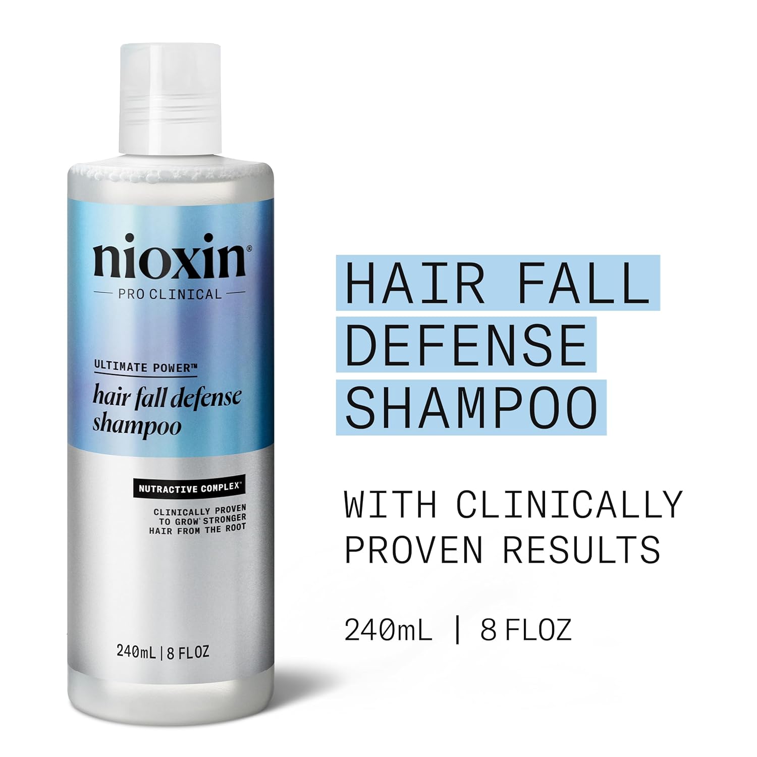 Nioxin Hair Fall Defense Shampoo | Activates Hair Follicles for Visibly Less Hair Loss| With Lauric Acid, Caffeine, Niacinamide and Sandalore - Image 3
