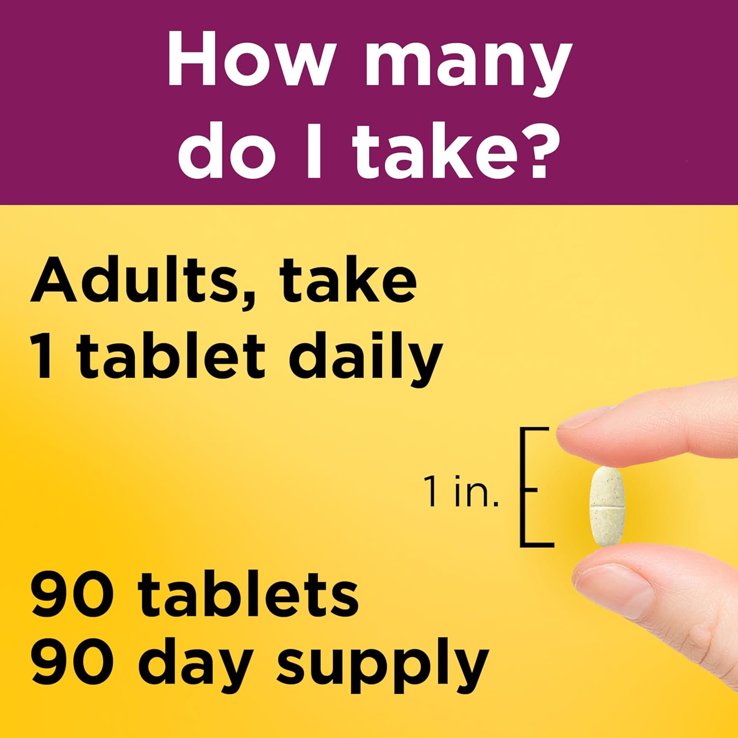 Nature Made Multivitamin For Women 50+ No Iron, Multivitamins for Women 50 Plus, Daily Nutritional Support, Nature Made Multi Vitamins, 90 Tablets, 90 Day Supply - Image 6