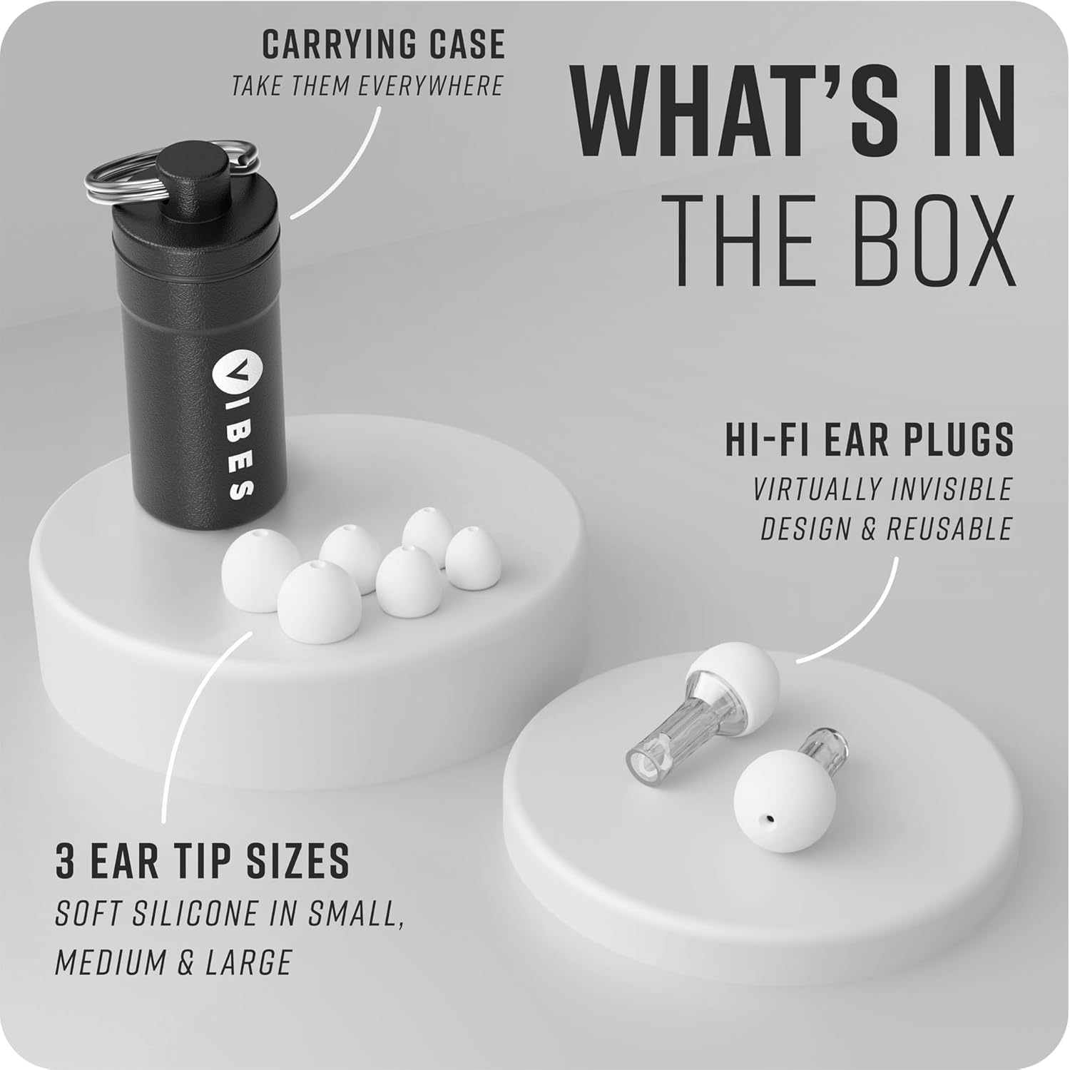 VIBES High Fidelity Concert Ear Plugs – Reusable Noise Reducing Ear Plugs for Concerts, Musicians, Raves, and Live Events – Comfortable Hearing Protection for Loud Environments - Image 6