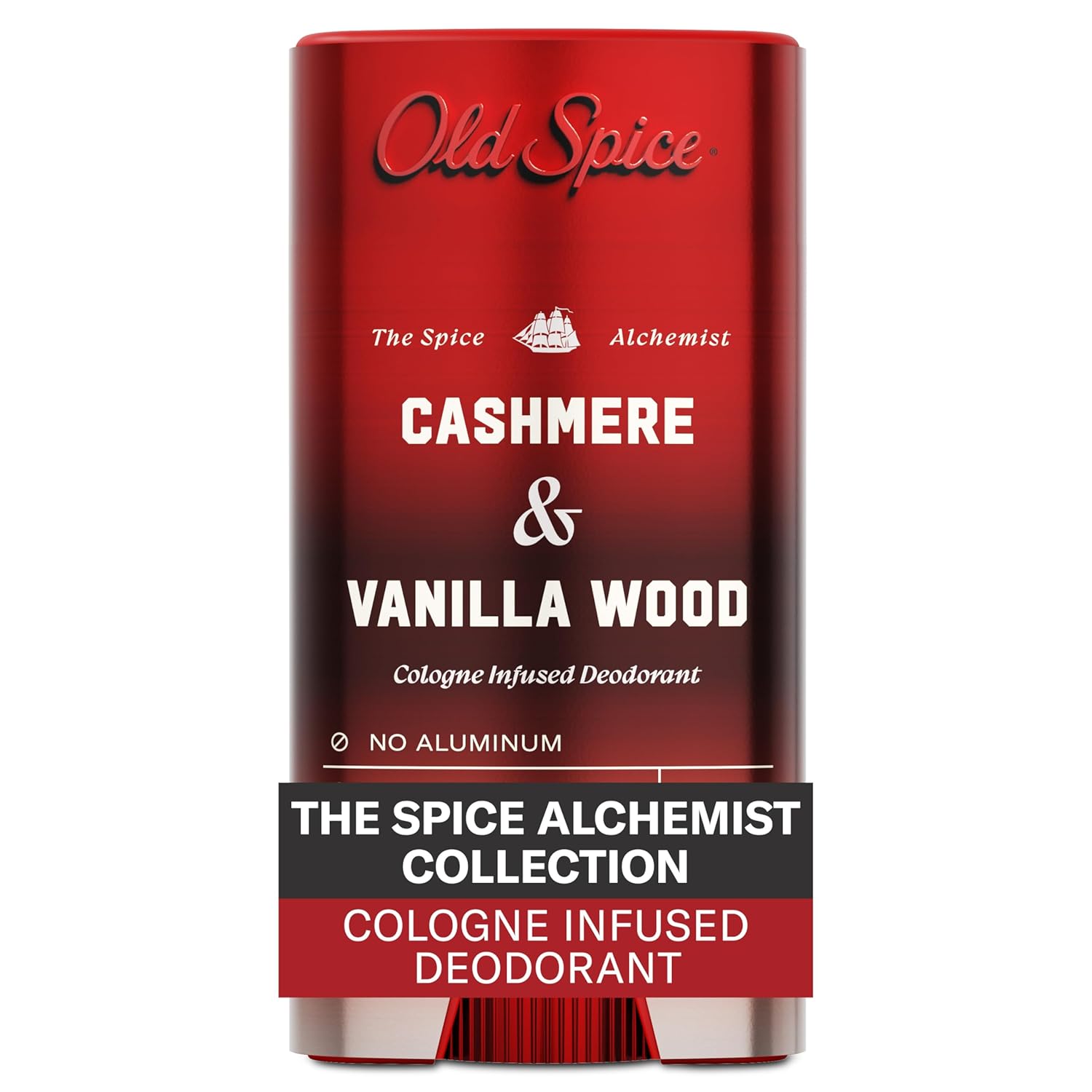 Old Spice Aluminum Free Deodorant for Men, The Spice Alchemist Collection, 24/7 Cologne Infused Scent, No Trade Off Formula, Free of Parabens & Phthalates, Cashmere + Vanilla Wood Scent, 3.0 oz - Image 2