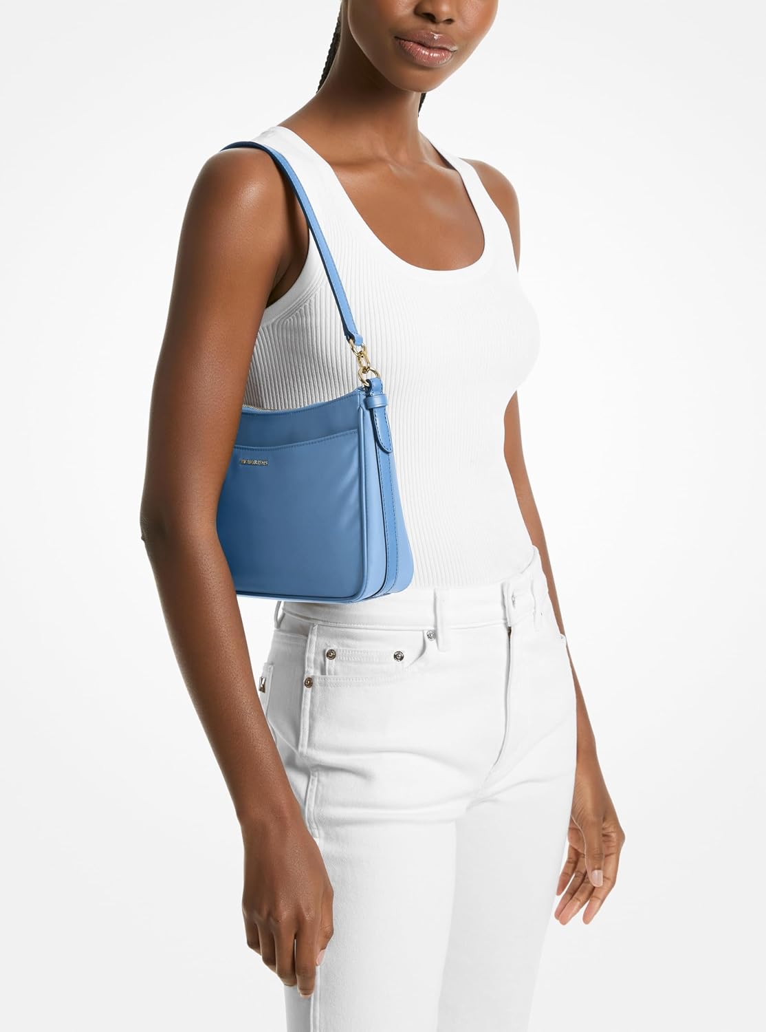 Michael Kors Women's Jet Set Top Zip Pochette Crossbody Bag - Image 4
