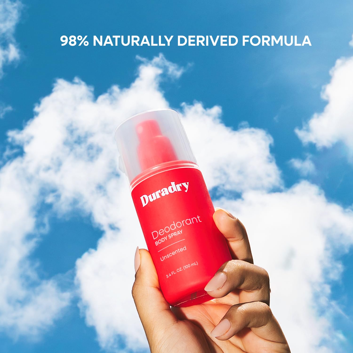 Duradry Aluminum-Free Deodorant Body Spray for Men and Women – Unscented Deodorant for Whole Body, Natural Odor Neutralizer, Clear and Residue Free, Non-Staining – 3.4 Fl Oz - Image 9