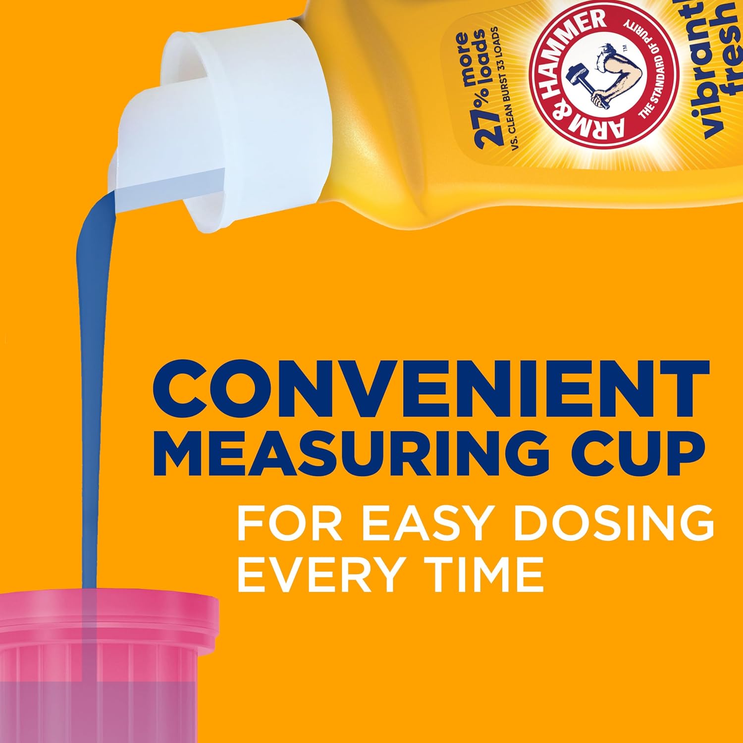 ARM & HAMMER Tropical Paradise, 89 Loads Liquid Laundry Detergent, 102.5 Fl oz - Image 8