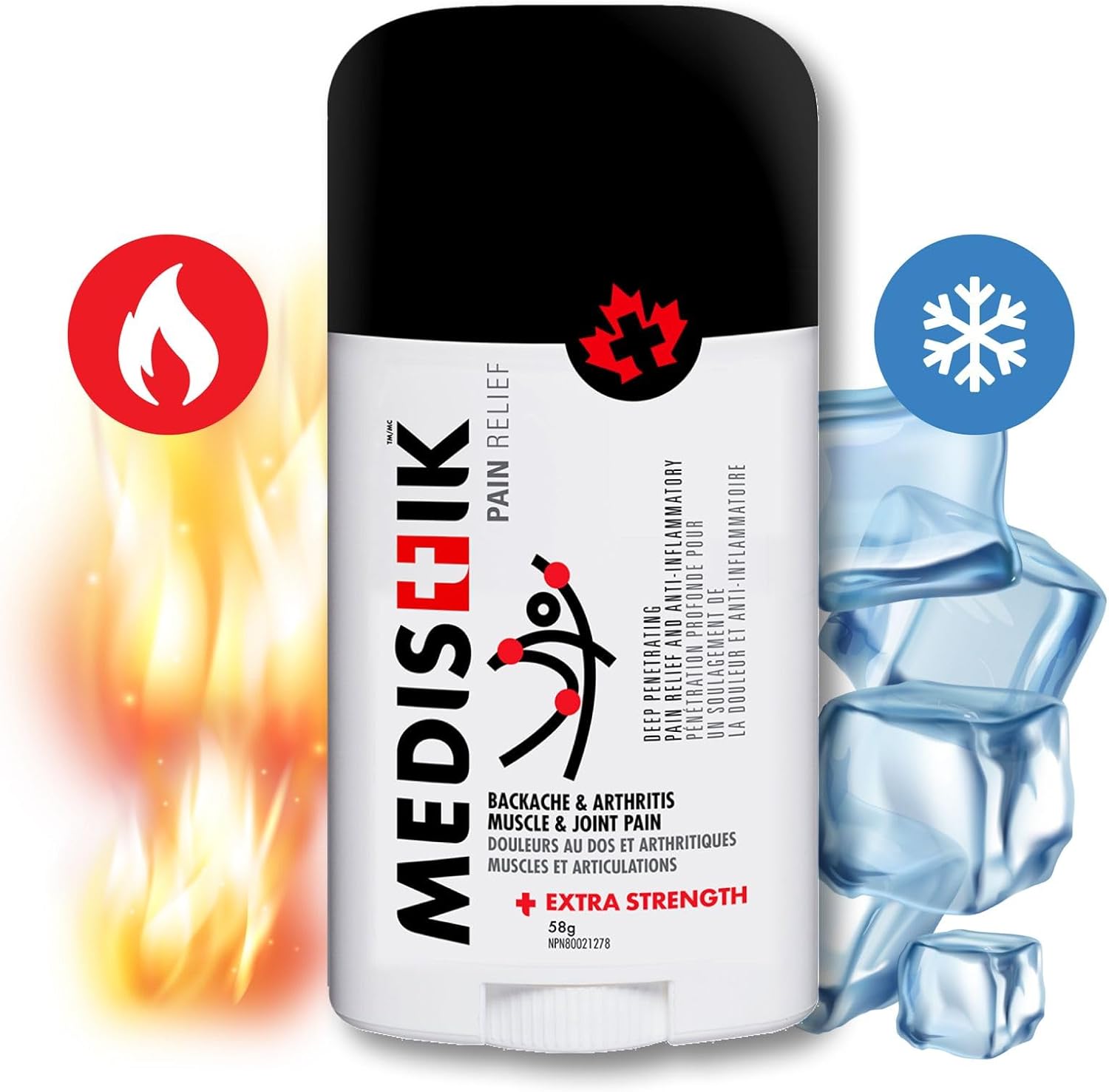 Medistik Extra Strength Pain Relief Stick. Long Lasting Topical Pain Reliever for Backache, Muscle & Joint Pain, 58g (One Pack) - Image 7