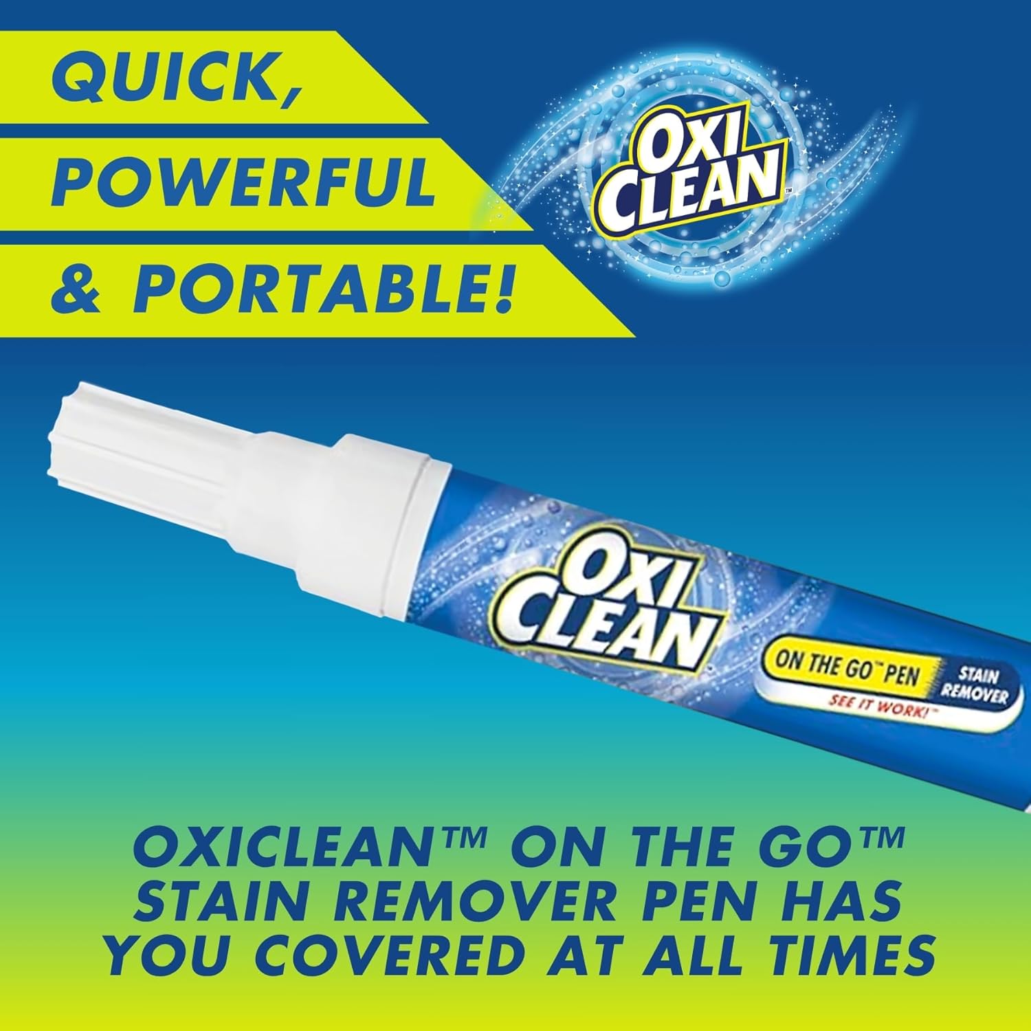 OxiClean On The Go Pen Stain Remover, in Laundry Stain Remover for Clothing and Fabric, Bulk 6/ 22m case - Image 3