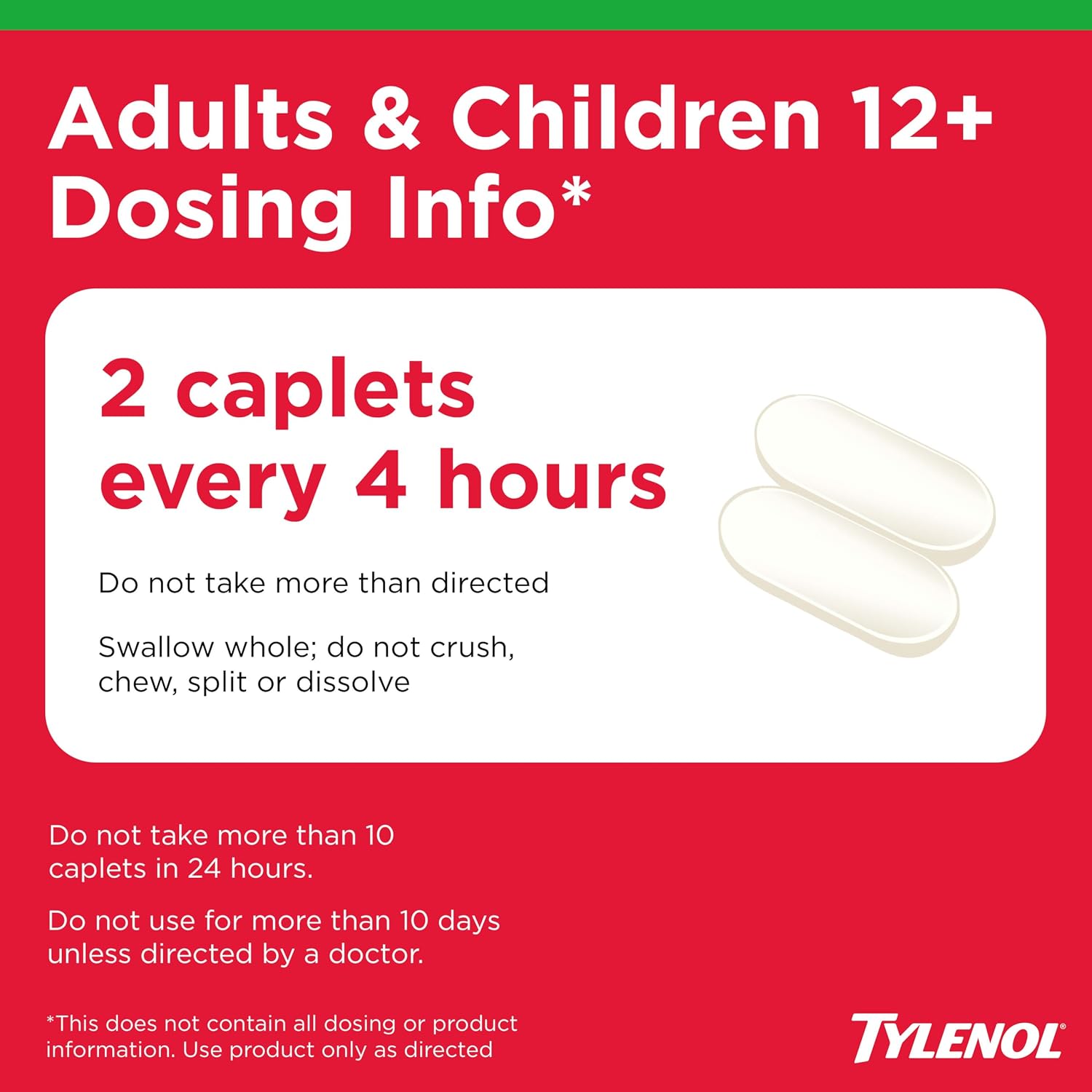 Tylenol Sinus Severe Daytime Caplets, Non-Drowsy, Pain Reliever, Pressure and Nasal Congestion Relief, Fever Reducer, Expectorant, Acetaminophen, Guaifenesin, Phenylephrine HCL, 24 Count - Image 6