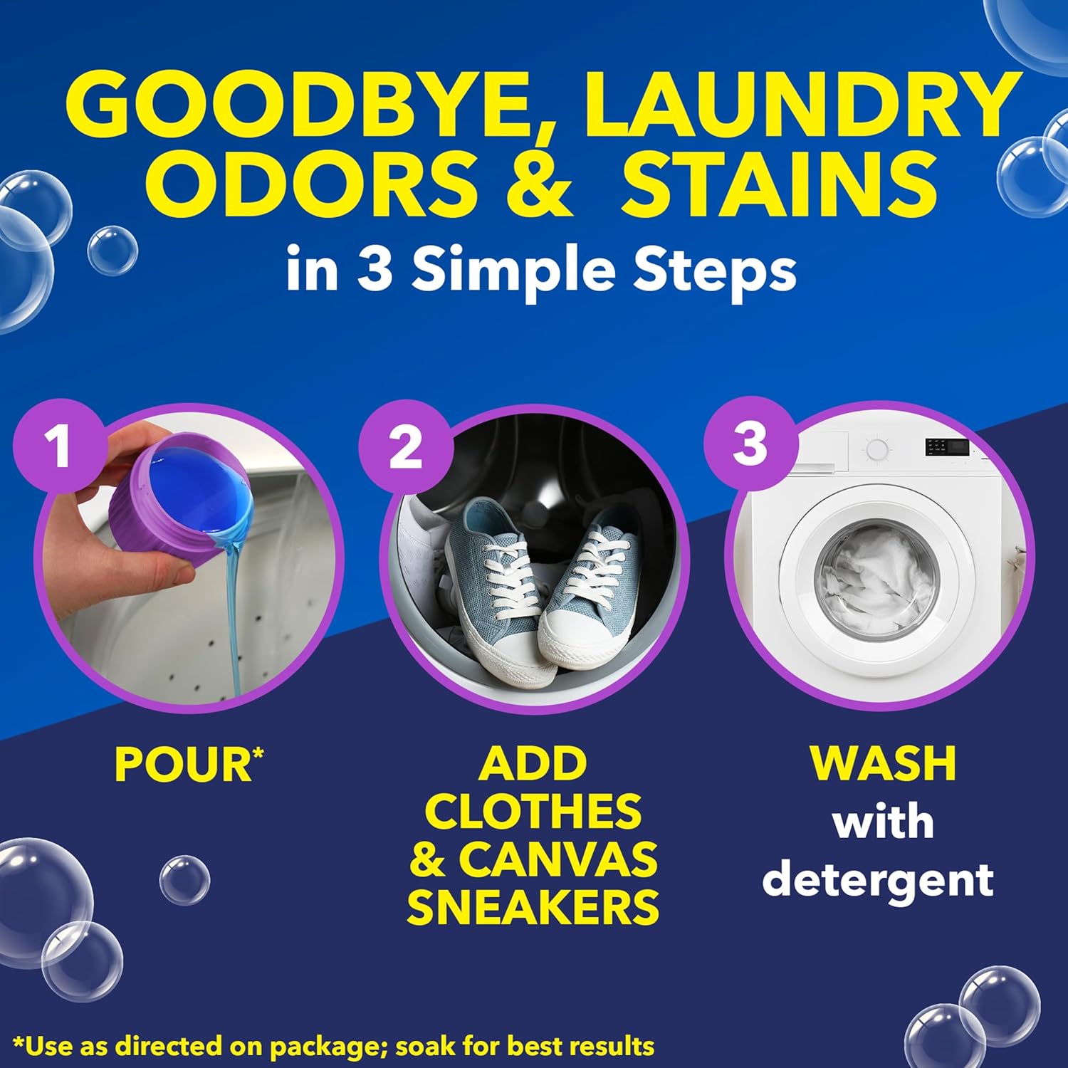 OxiClean Odor Blasters Odor and Stain Remover Laundry Booster Liquid, 50 fl oz - Image 6