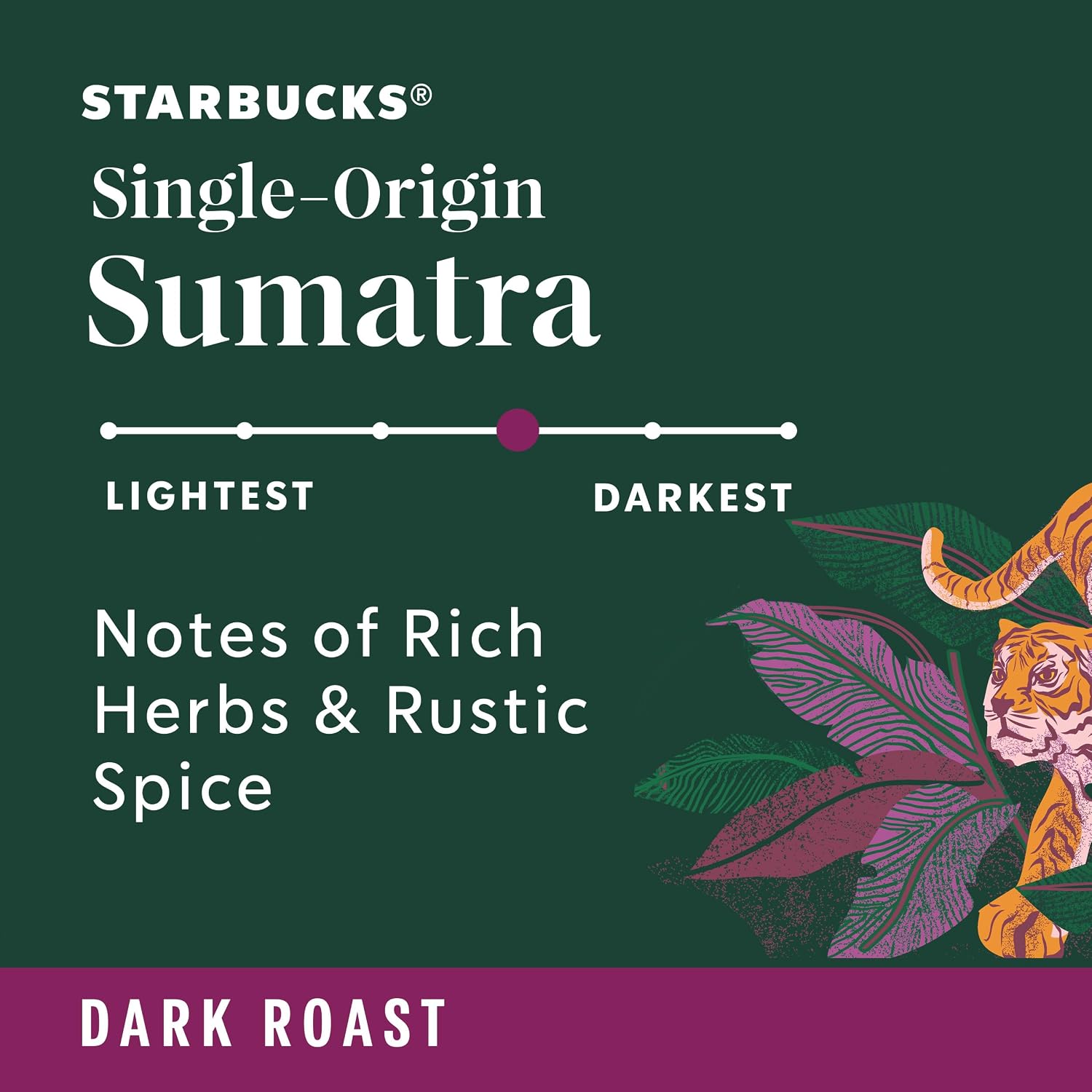 Starbucks Whole Coffee Beans, Dark Roast Hot or Iced Coffee, Single-Origin Sumatra, Six 12 oz Bags - Image 6