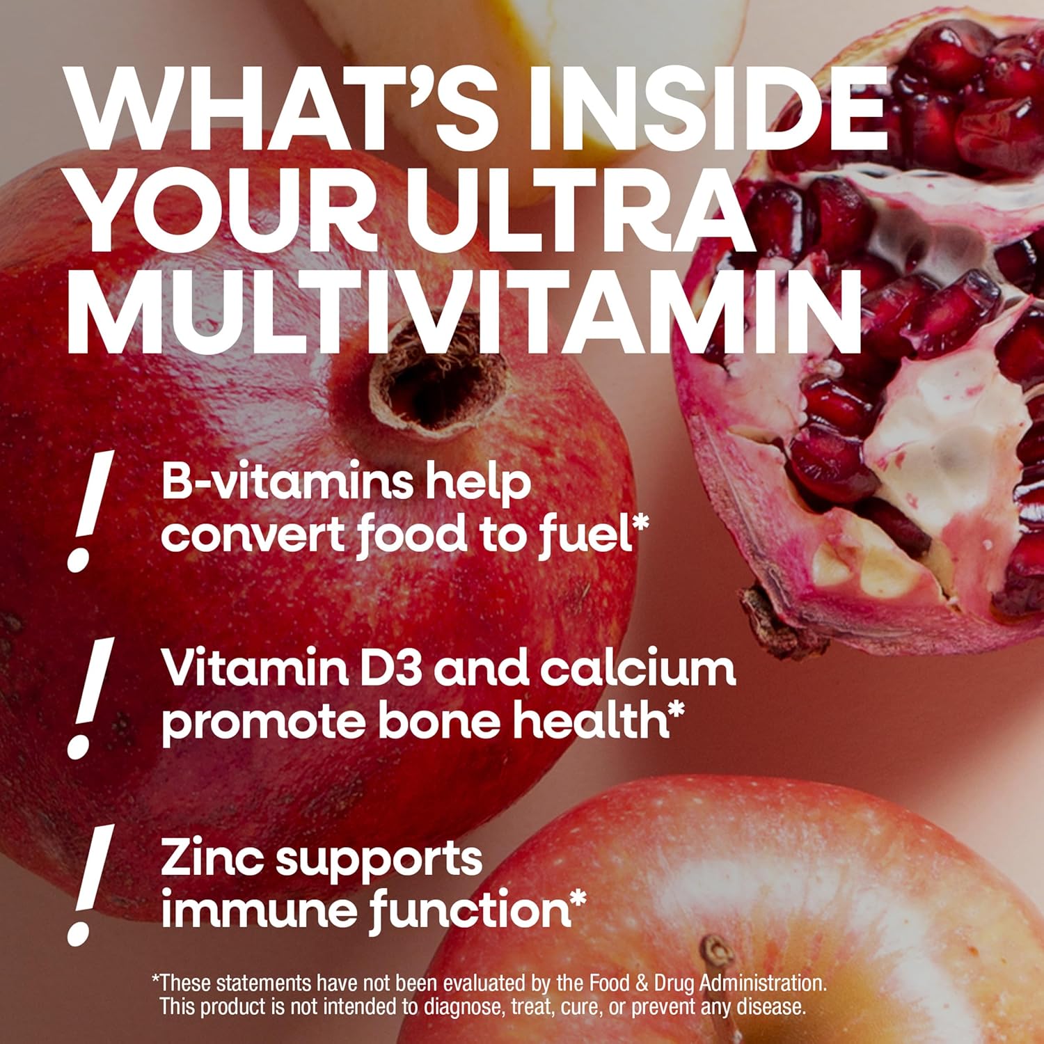 Nature's Way Alive! Ultra Potency Multivitamin for Men 50 Plus, Complete High Potency Formula with Vitamin D3, C, E, Methyl B12, Supports Cellular Energy, Heart, Brain, and Eye Health,* 60 Tablets - Image 7