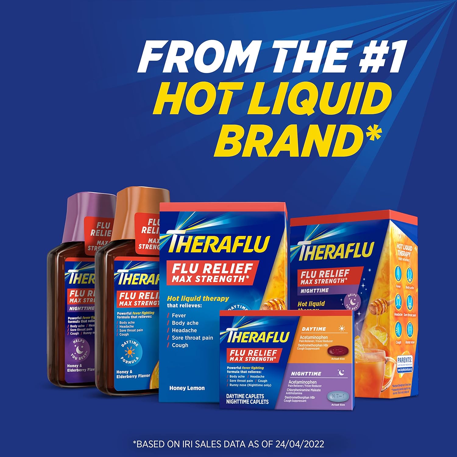 Theraflu Max Strength Daytime Flu Symptom Relief - 8.3 fl oz Plus Theraflu Max Strength Nighttime Flu Medicine for Flu Symptom Relief - 8.3 fl oz, Combo Pack - Image 12