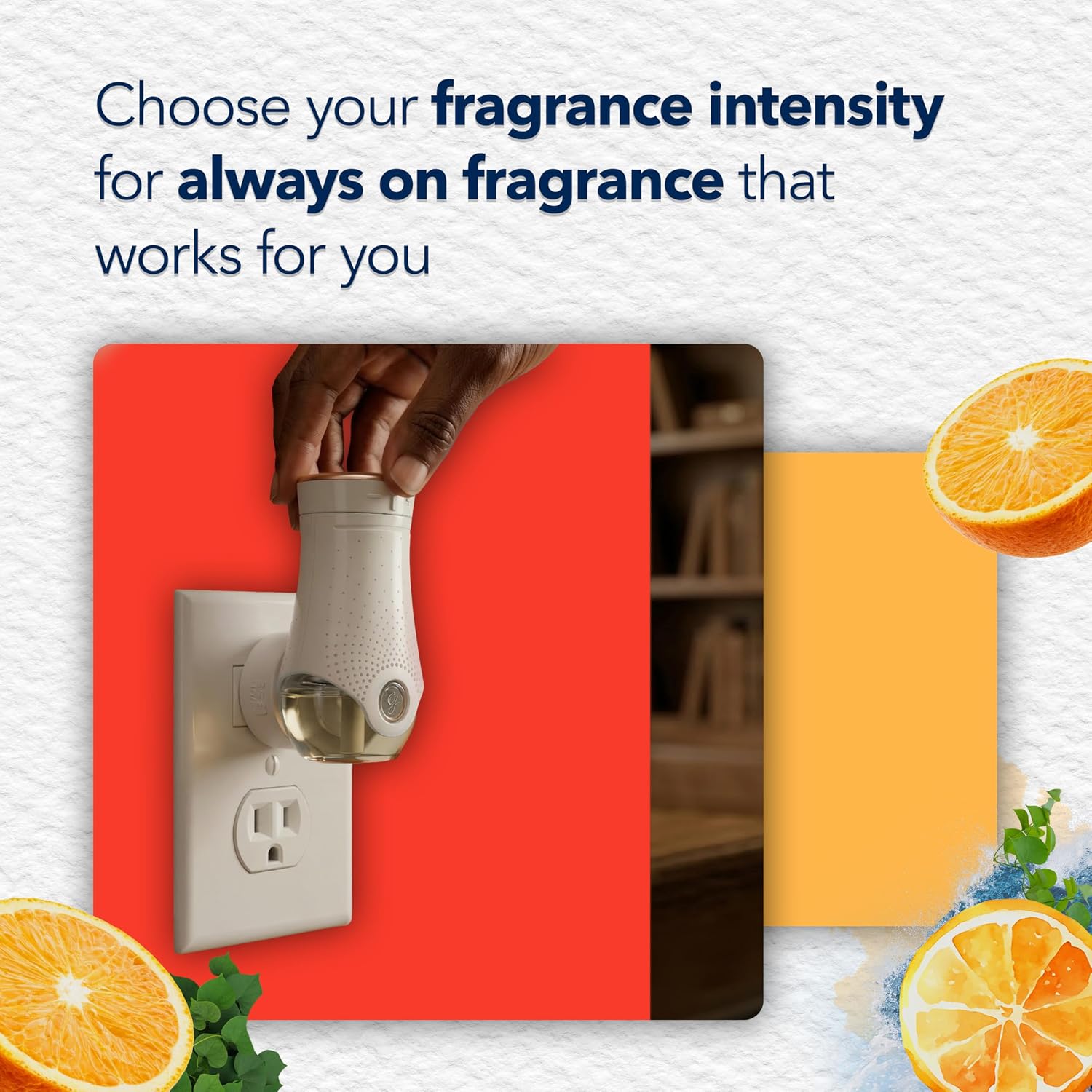 Glade PlugIns Refills Air Freshener Starter Kit, Scented Oil for Home and Bathroom, Coastal Sunshine Citrus, 0.67 Fl Oz, 1 Warmer + 1 Refill - Image 7